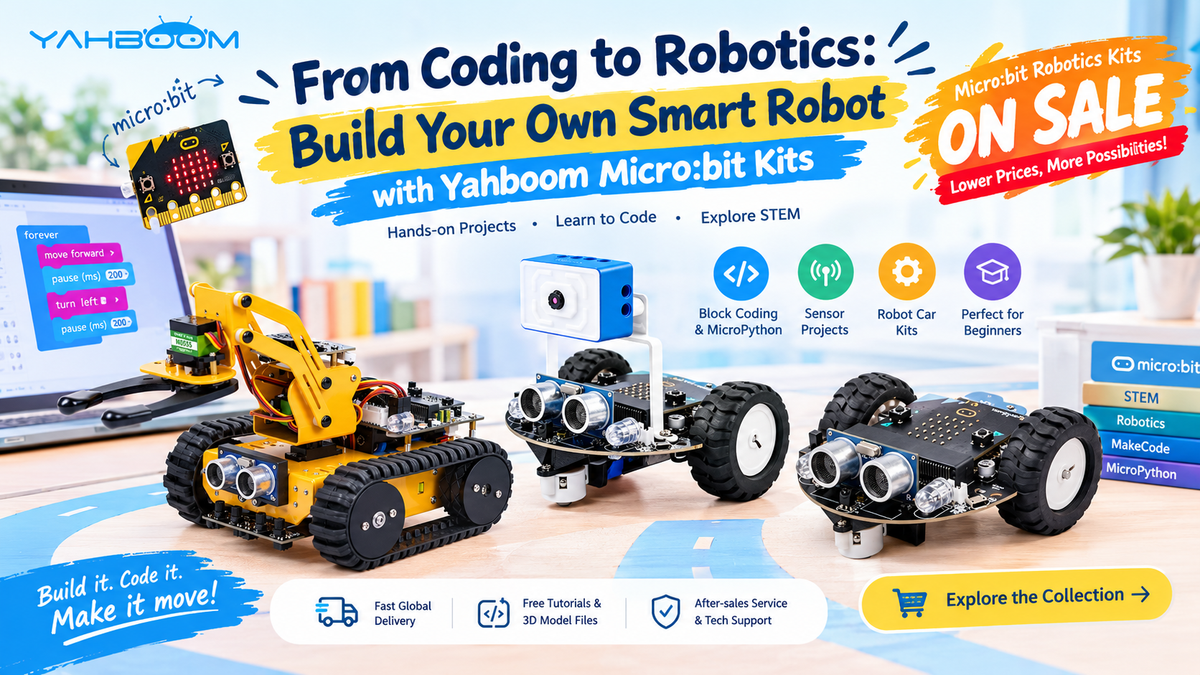 Price Drop Alert! Yahboom Micro:bit Robotics Kits Are Now More Affordable
