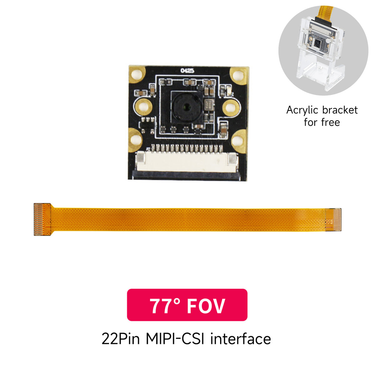 Cámara Raspberry Pi 5 IMX219 de 8 MP