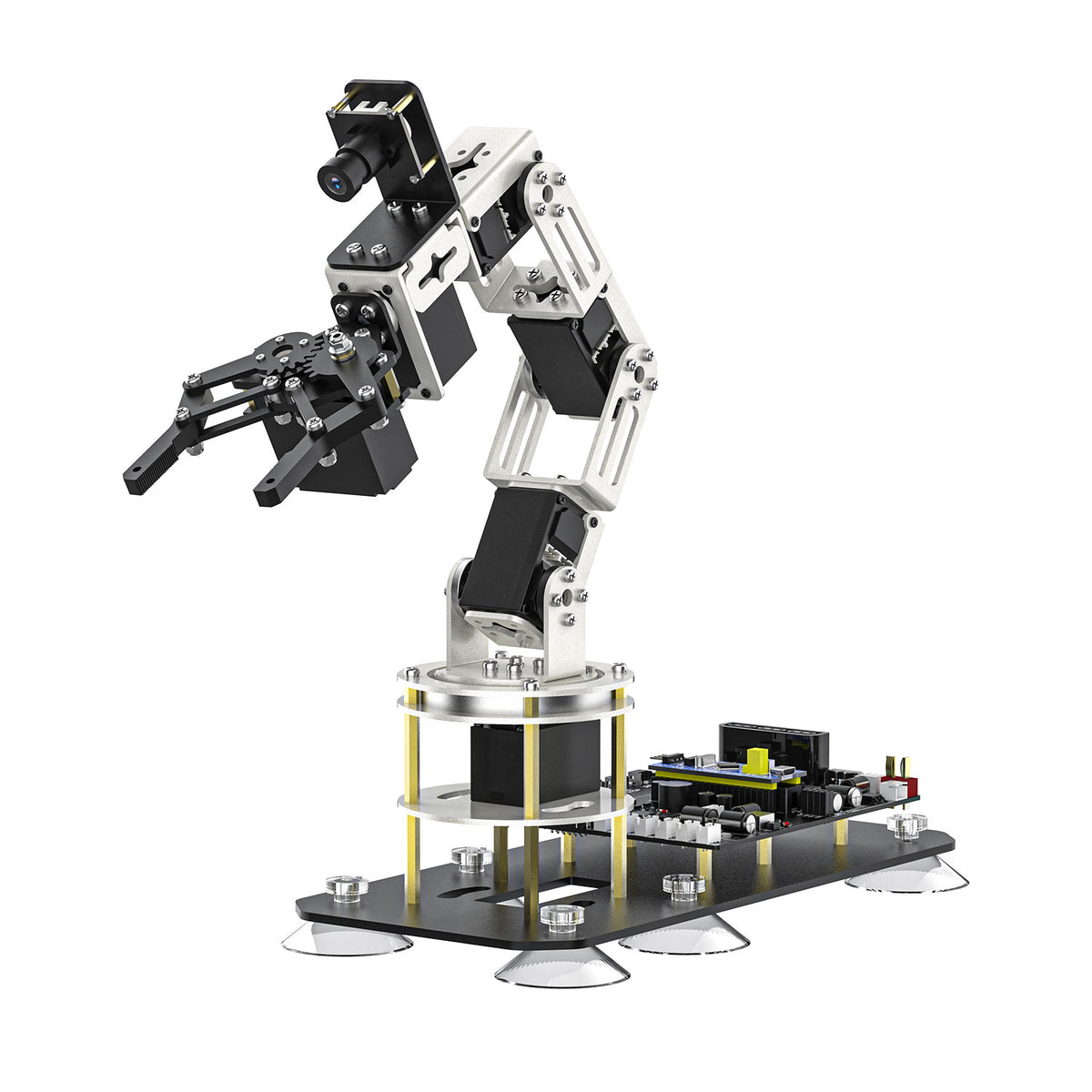 Bras robotisé DOFBOT SE AI Vision avec programmation Python ROS (version machine virtuelle)