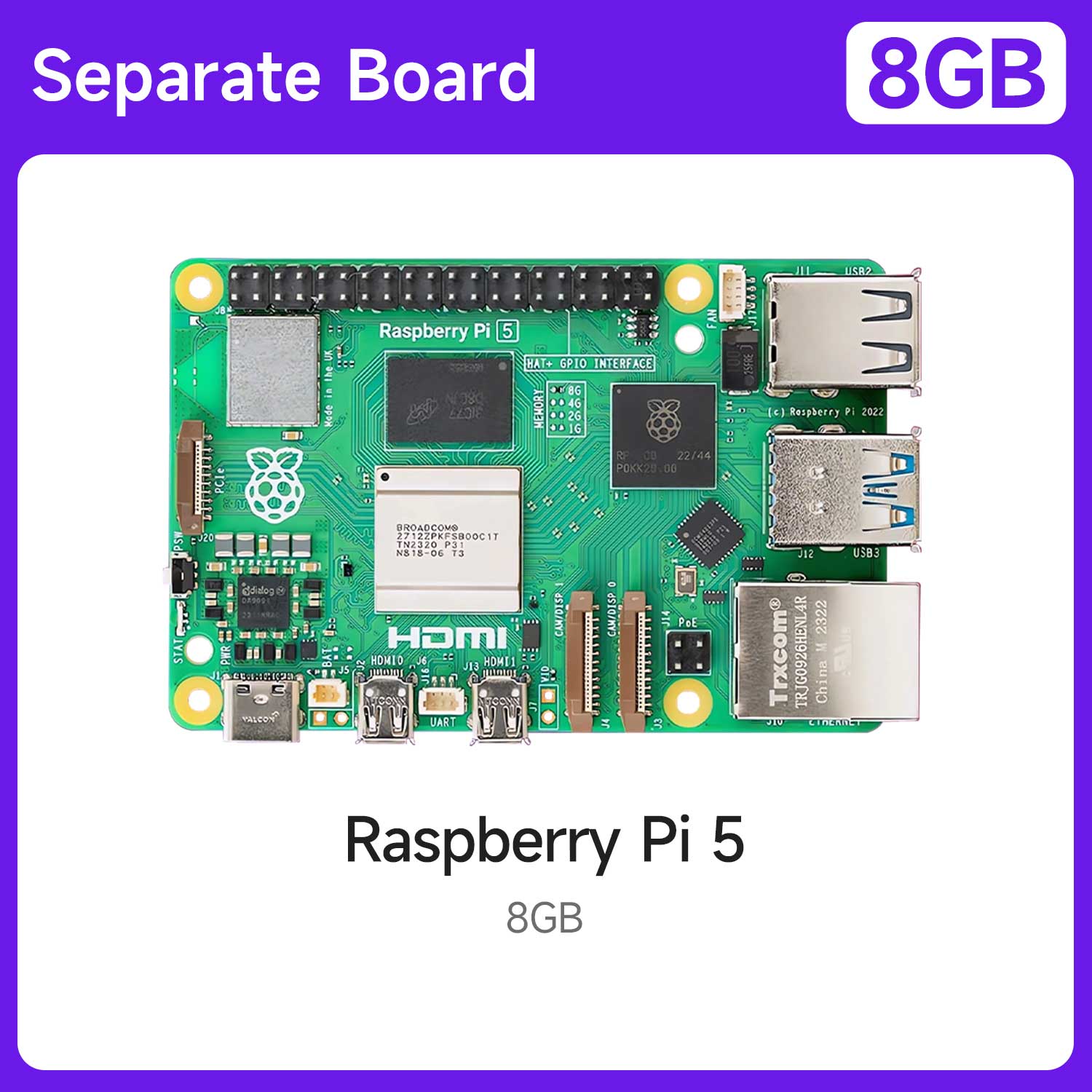 Raspberry Pi 5 Starter Kit(1G/2G/4G/8G/16G)