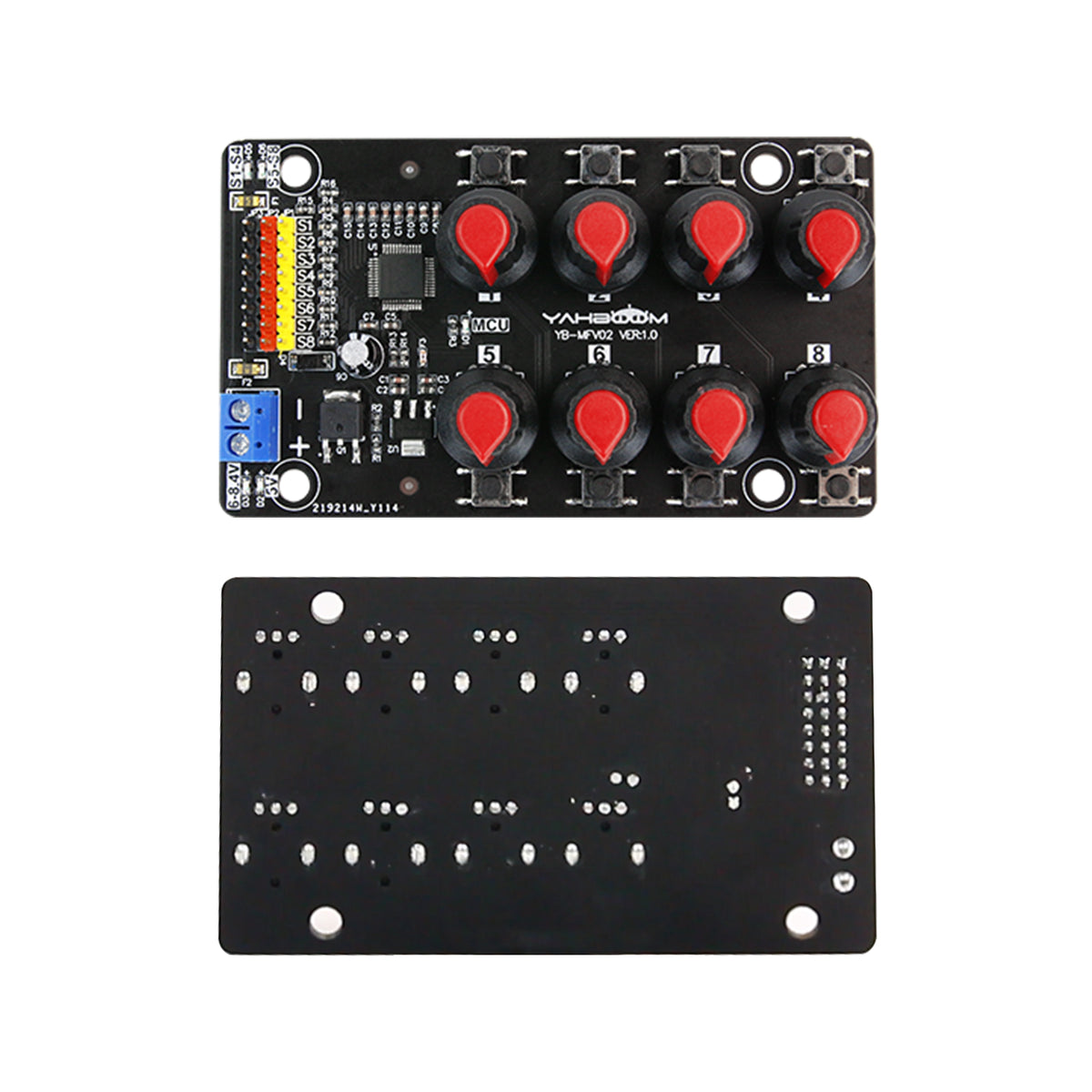 Placa de depuración de servocontrol PWM de 8 canales Yahboom para robótica inteligente DIY