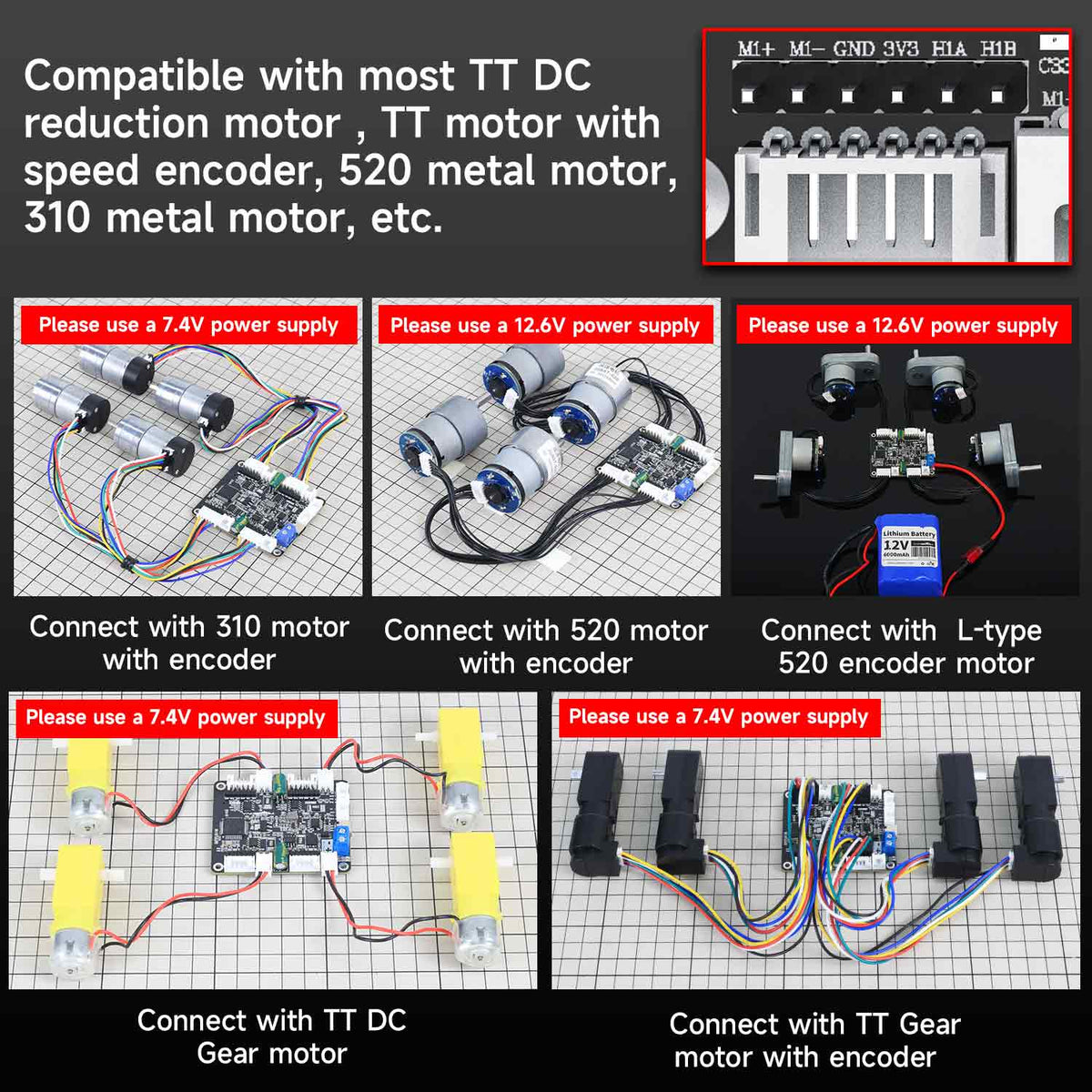 4-Channel Encoder Motor Drive Module