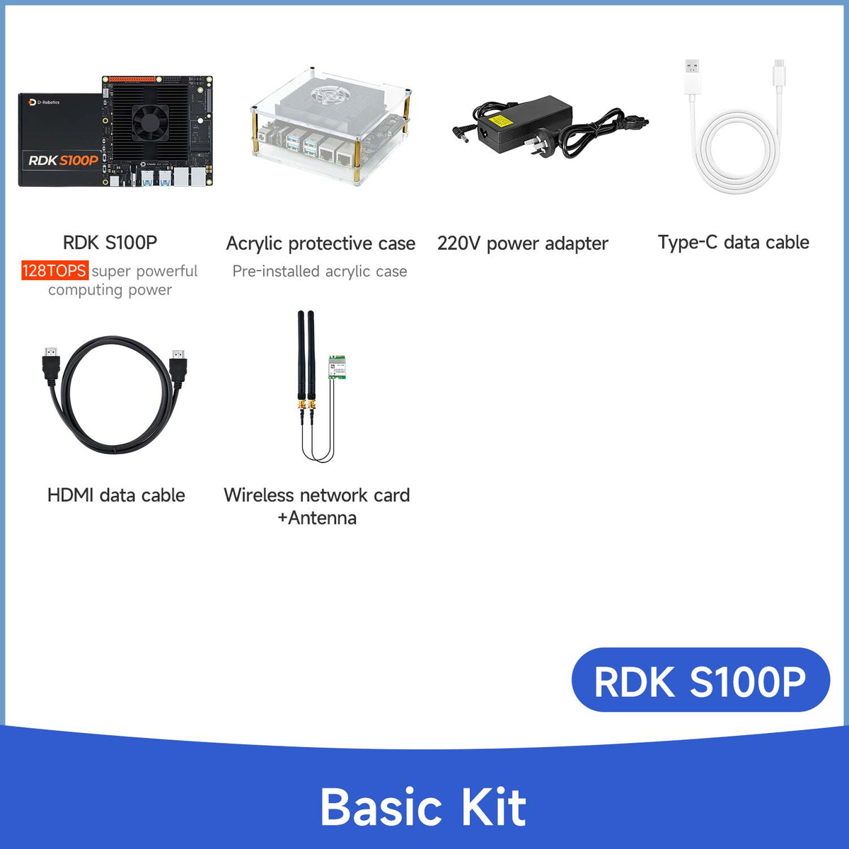 D-Robotics RDK S100 S100P Developer Kit (80TOPS/128TOPS)
