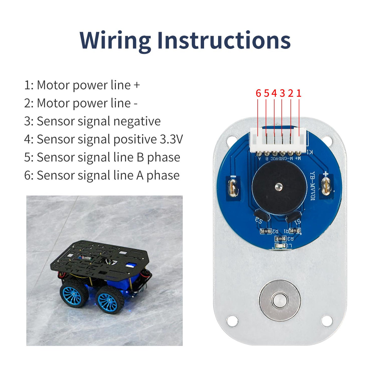 L-type 520 Encoder DC Reduction Motor