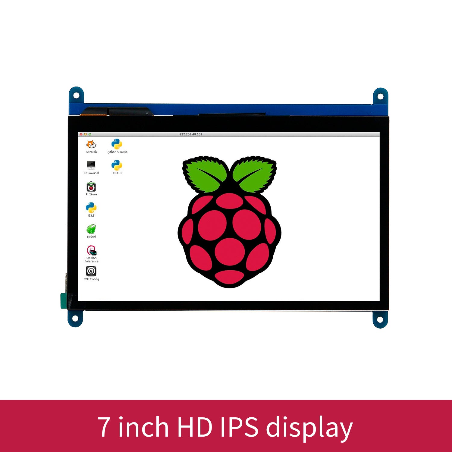 Pantalla táctil capacitiva de 7 pulgadas para Raspberry Pi/Jetson NANO