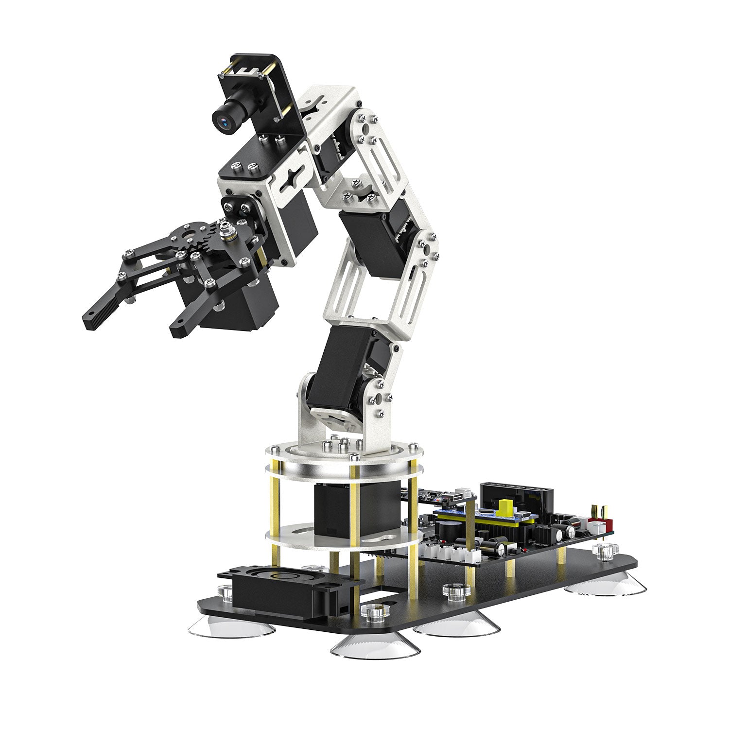 Bras robotisé DOFBOT SE AI Vision avec programmation Python ROS (version machine virtuelle)