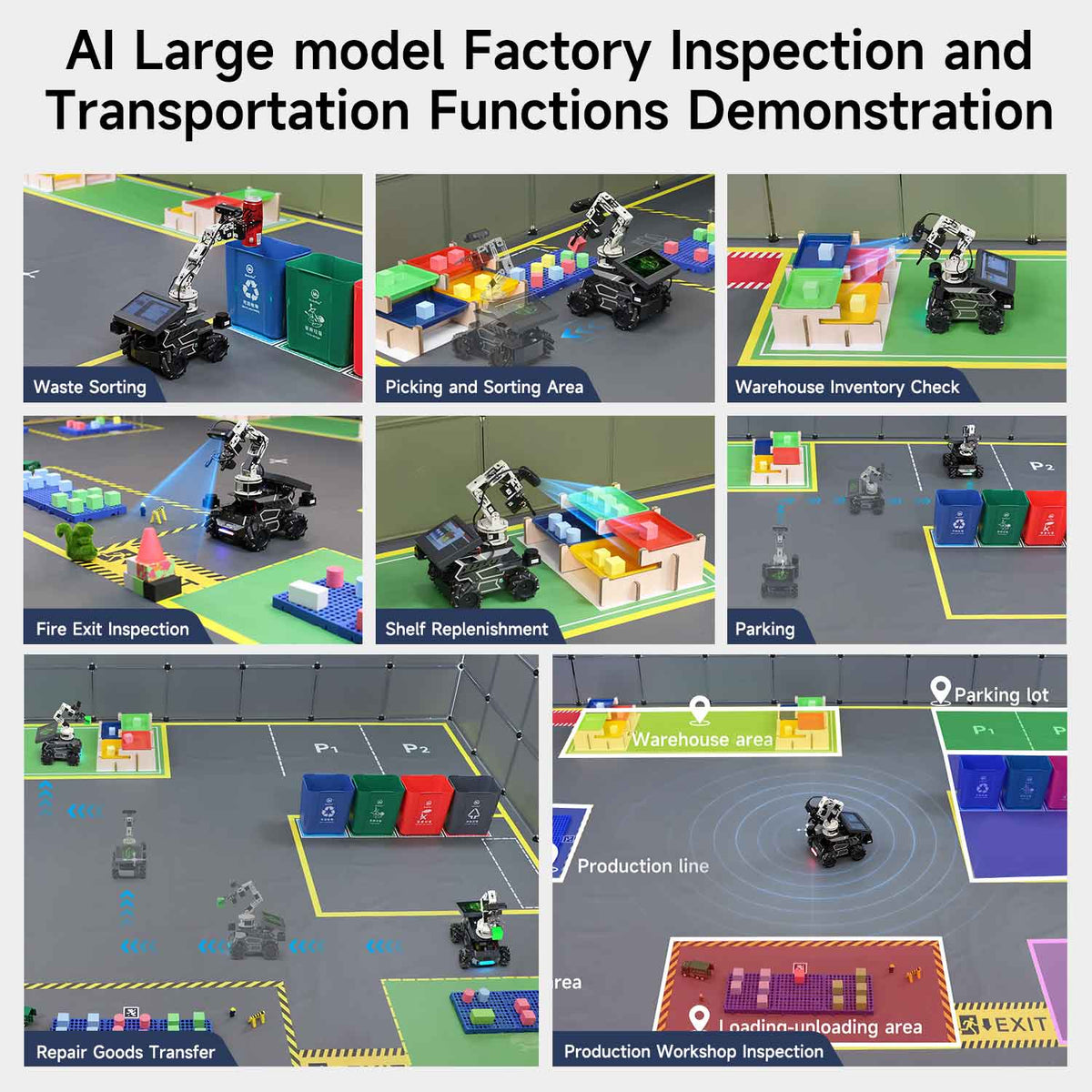 Yahboom sandbox map for robotics AI Large Language Model scenario(4.1M*3M)