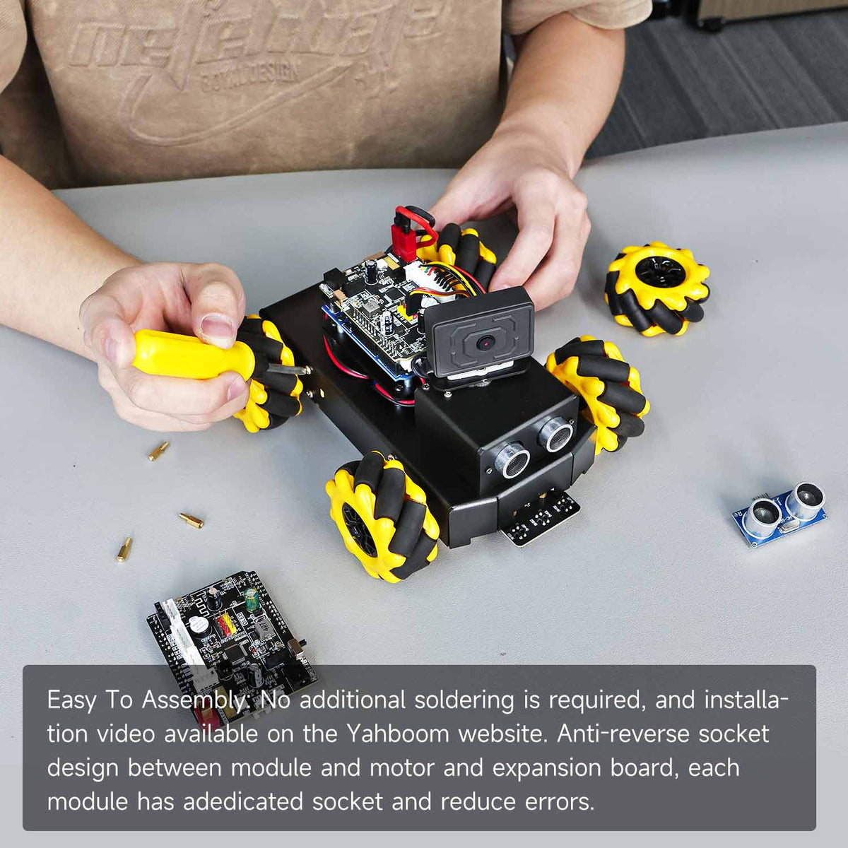 Roboduino V2 AI Vision Car con cámara WiFi ESP32 para Arduino UNO