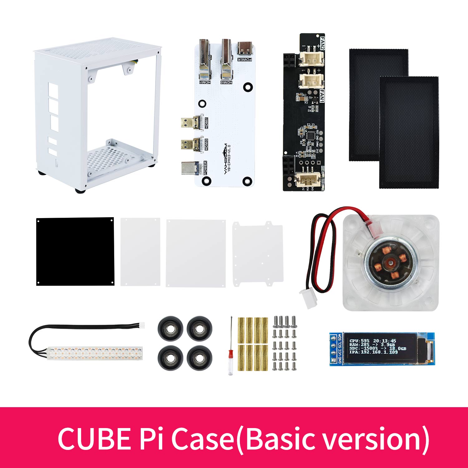 Étui de protection CUBE Pi pour Raspberry Pi 5
