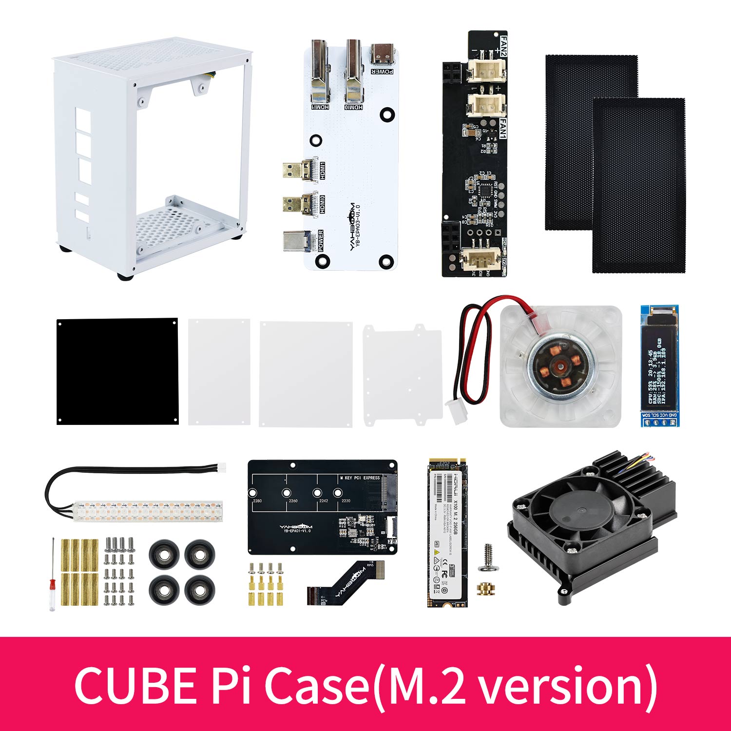 Étui de protection CUBE Pi pour Raspberry Pi 5