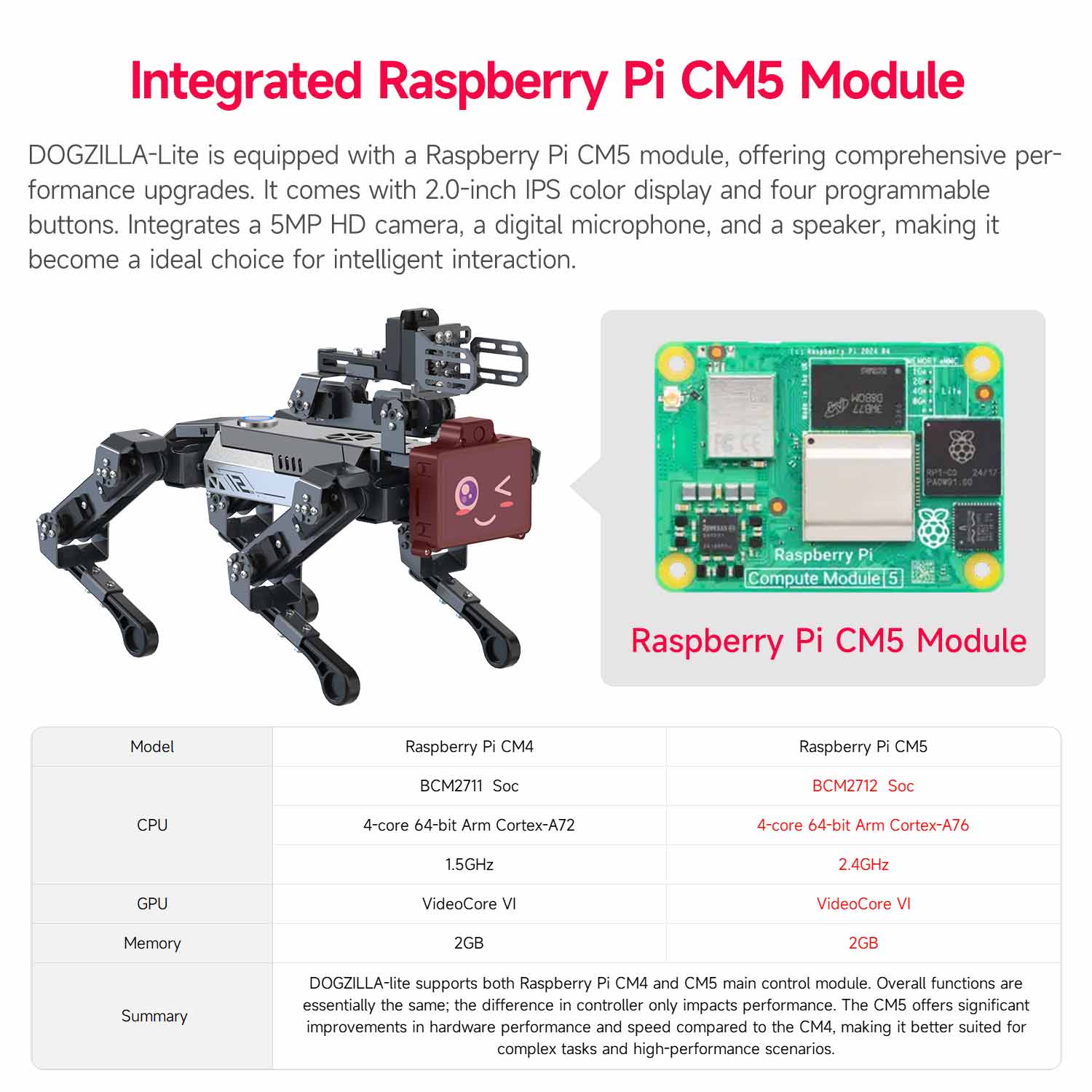 Integrated Raspberry Pi CM5 Module