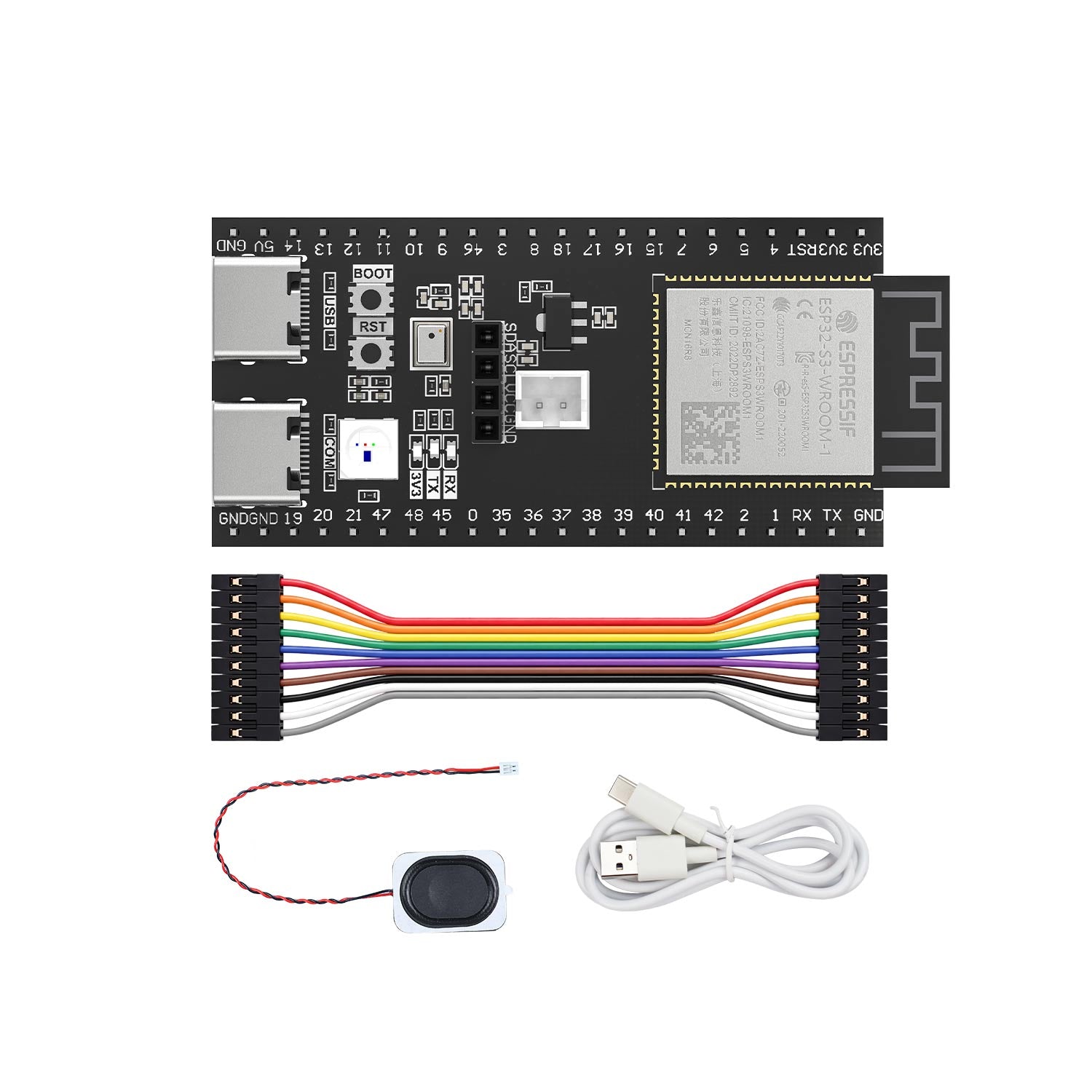 ESP32-S3-N16R8 core board built-in 16MB Flash 8MB PSRAM  2.4GHz WiFi BT 5.0