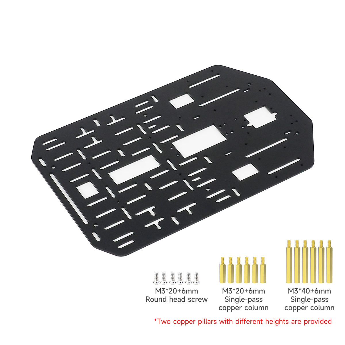 High-strength Upper Aluminum Alloy Plate for Wheeled Smart Robotic car