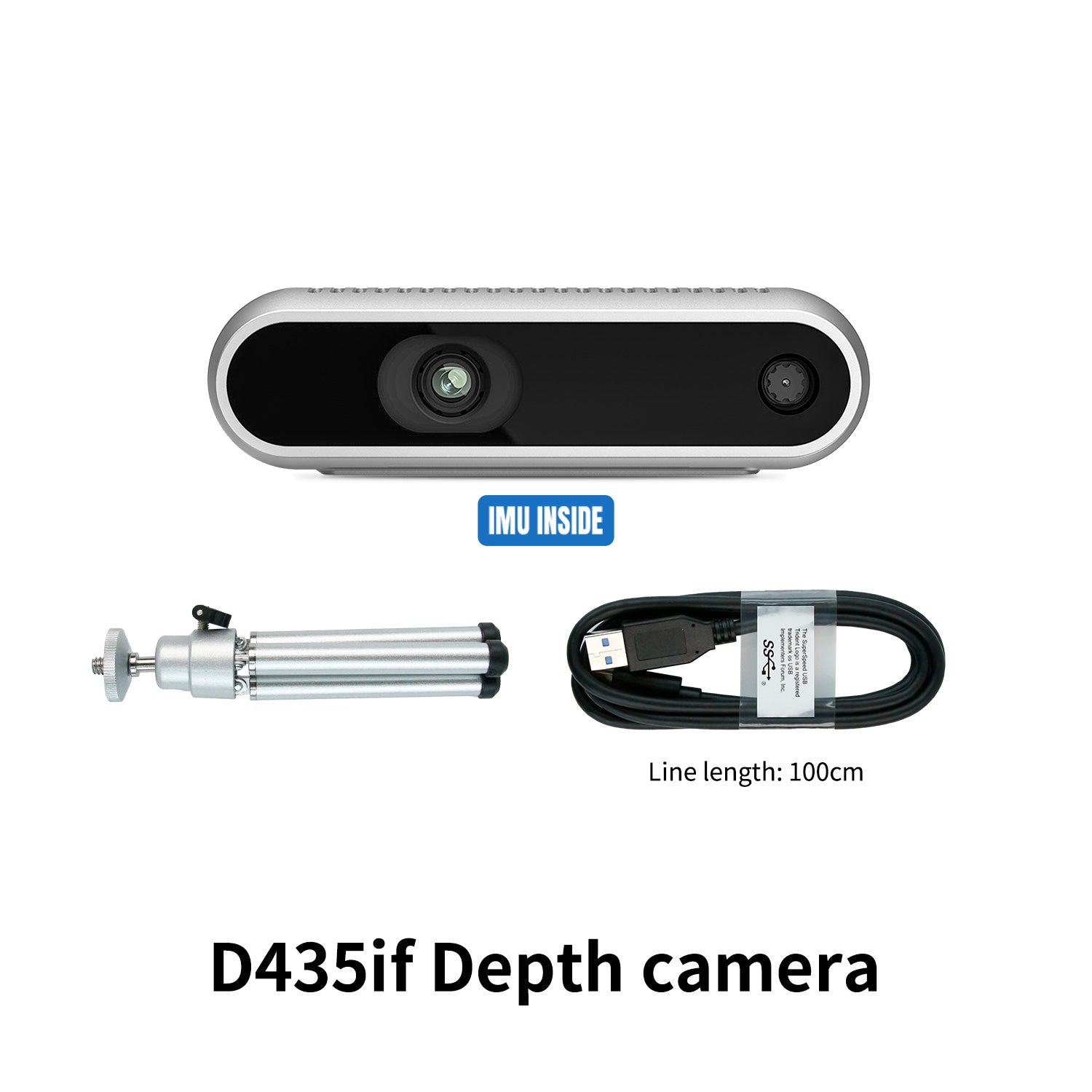 Caméra de profondeur Intel RealSense D435i D455 D435 D415