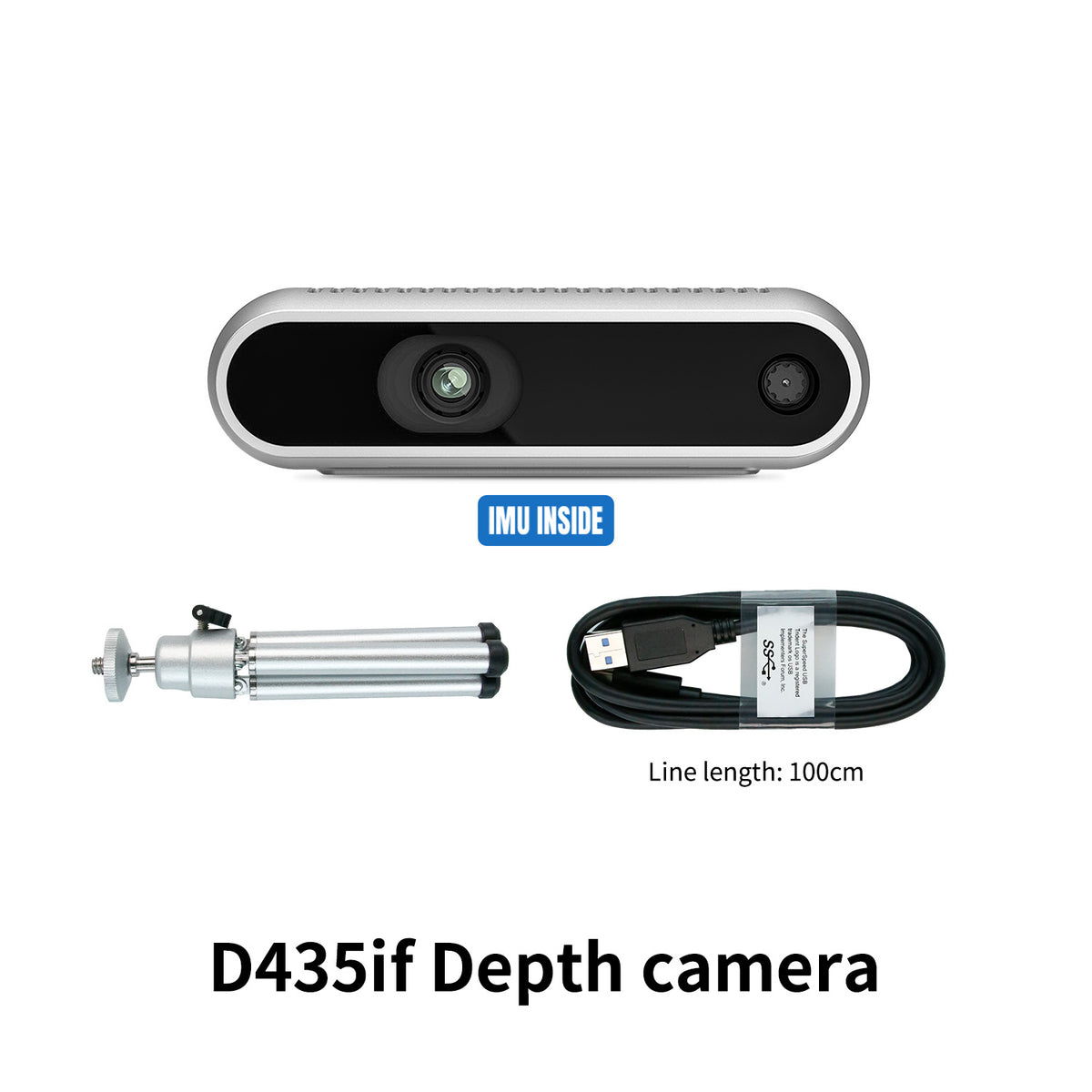 Caméra de profondeur Intel RealSense D435i D455 D435 D415