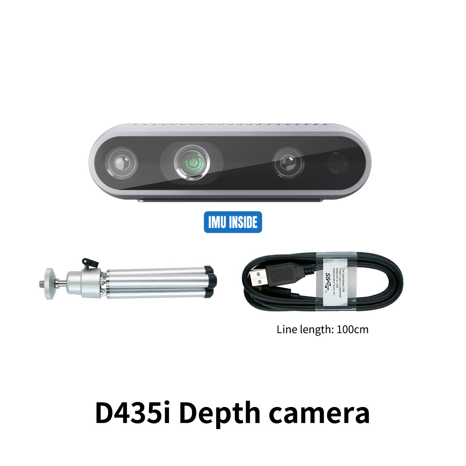 Caméra de profondeur Intel RealSense D435i D455 D435 D415