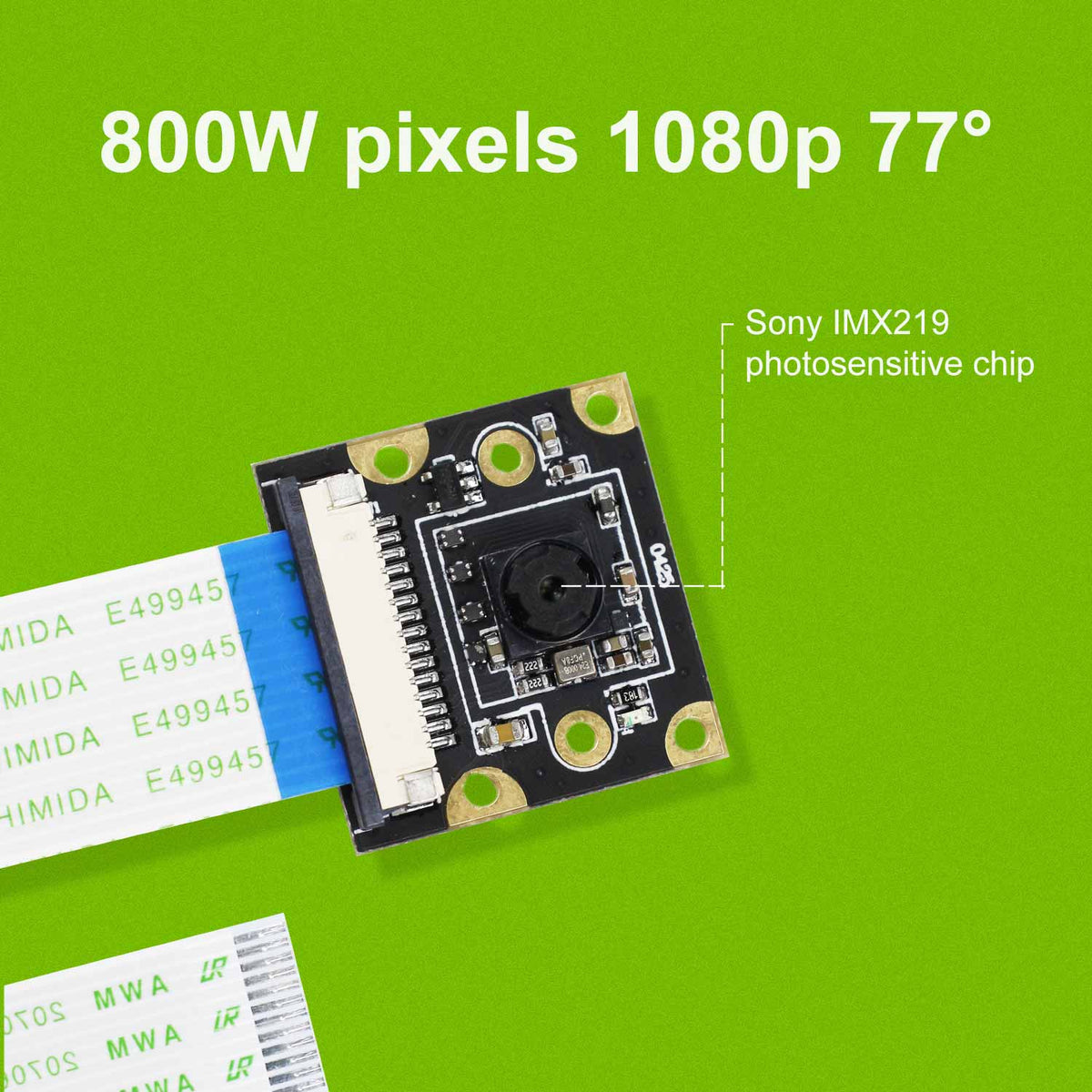 NVIDIA Jetson IMX219 camera 8MP compatible with NANO/Xavier NX/TX2 NX/Orin NANO SUPER/Orin NX SUPER