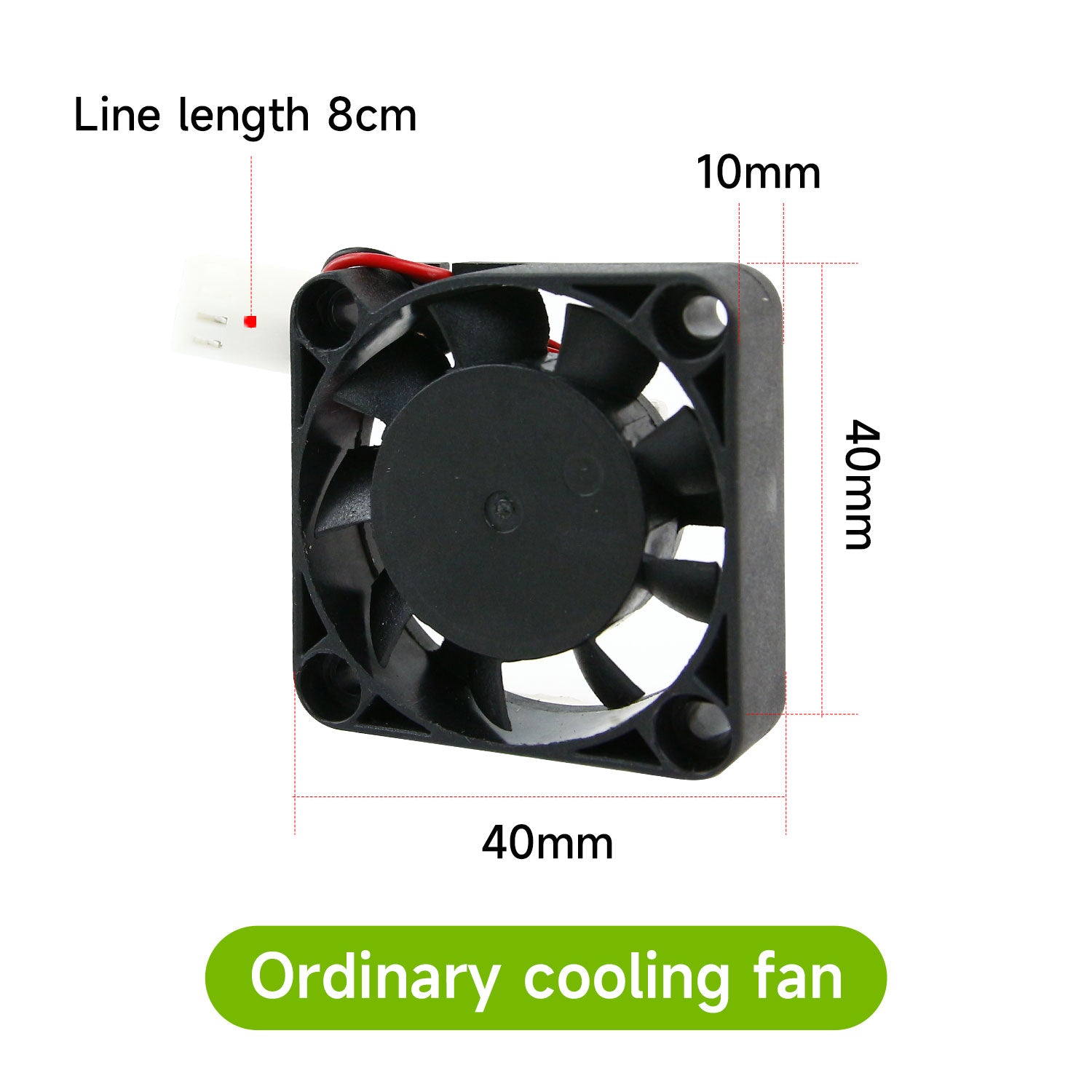 Ventilador de refrigeración de 5 V, conexión antirretroceso de 4 pines, regulación de velocidad PWM 4020 para Jetson NANO 2 GB/4 GB (A02/B01/SUB)