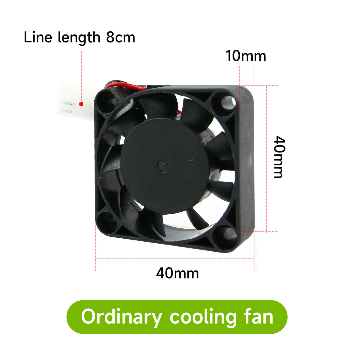 Ventilador de refrigeración de 5 V, conexión antirretroceso de 4 pines, regulación de velocidad PWM 4020 para Jetson NANO 2 GB/4 GB (A02/B01/SUB)