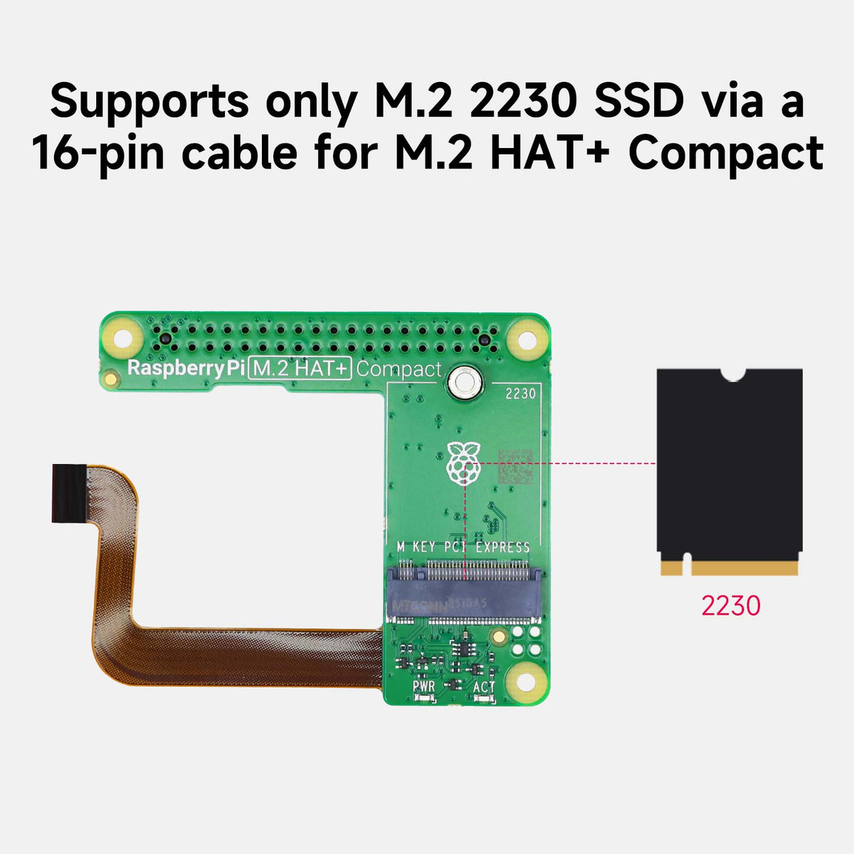 Raspberry Pi 5 M.2 HAT+ oficial