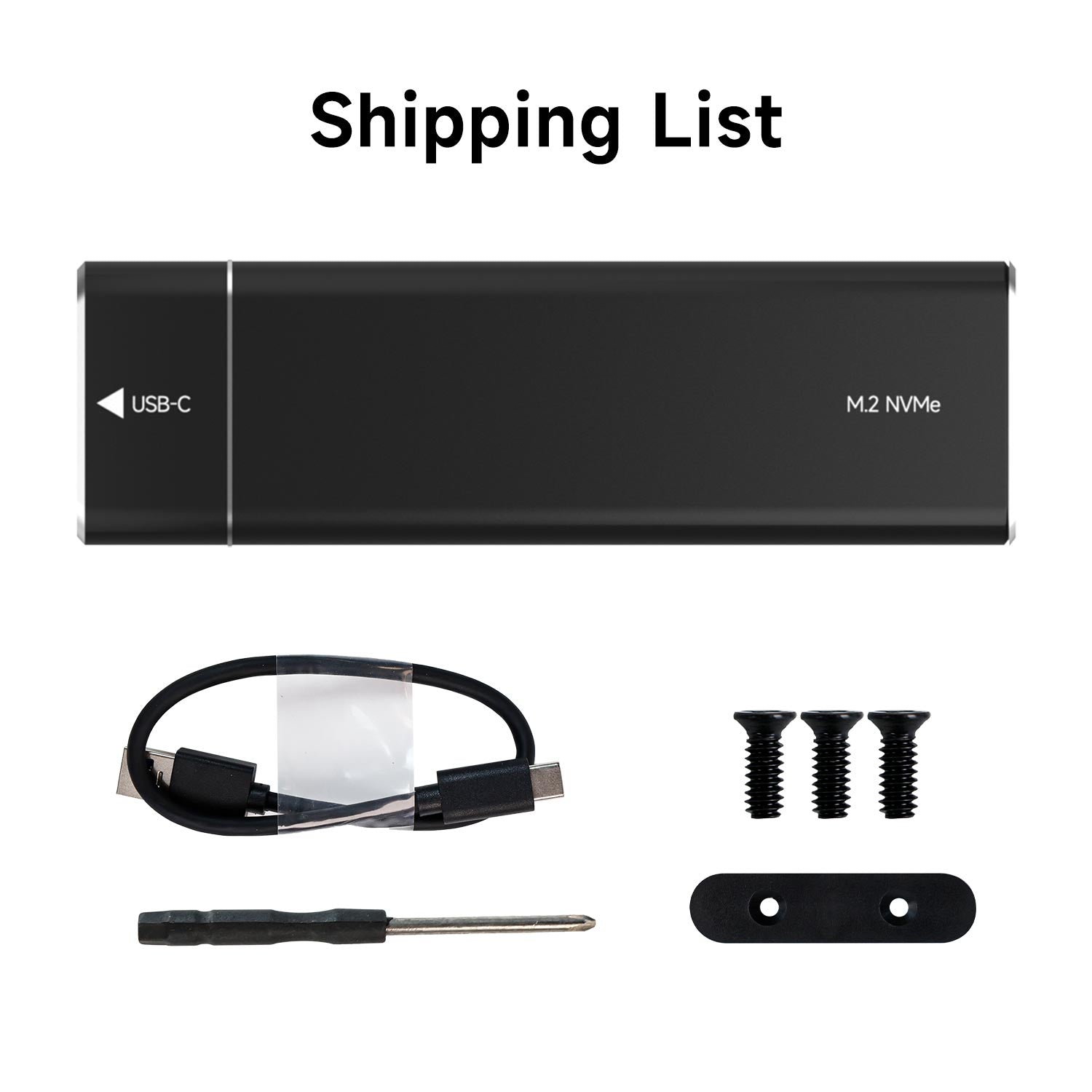 Carcasa SSD M.2 compatible con el protocolo NVMe y la interfaz M Key/B&amp;M Key