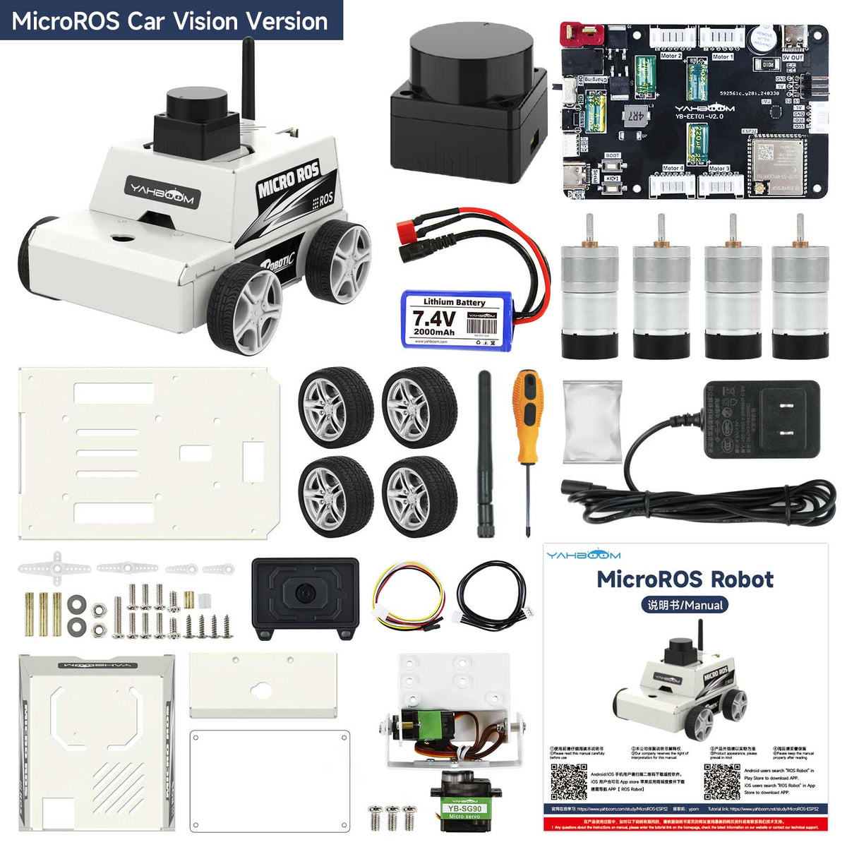 Máquina virtual de automóvil robot MicroROS ESP32 como controlador (MAC no compatible)