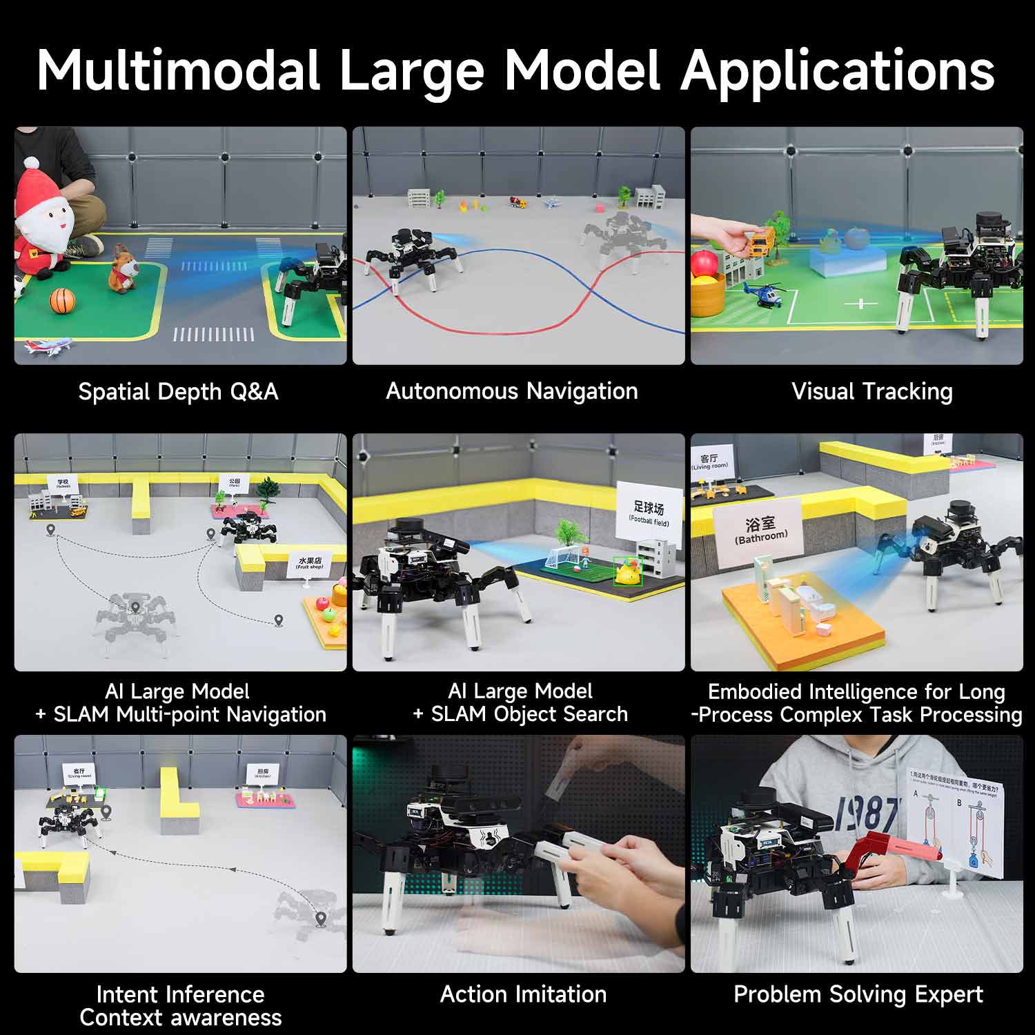 18DOF Muto RS AI Large Language Model Hexapod Robot ROS2 for Raspberry Pi 5