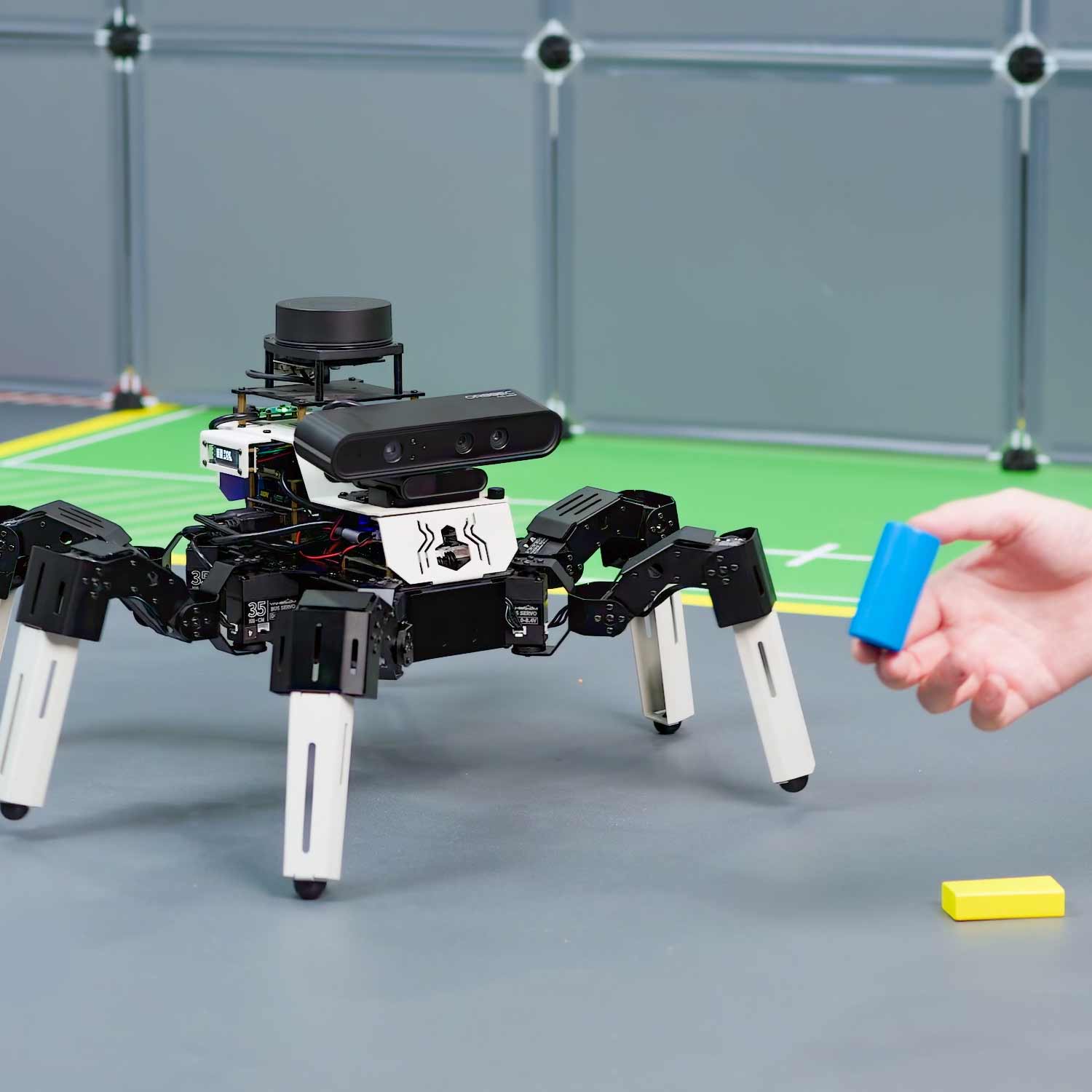 18DOF Muto RS AI Large Language Model Hexapod Robot ROS2 for Raspberry Pi 5