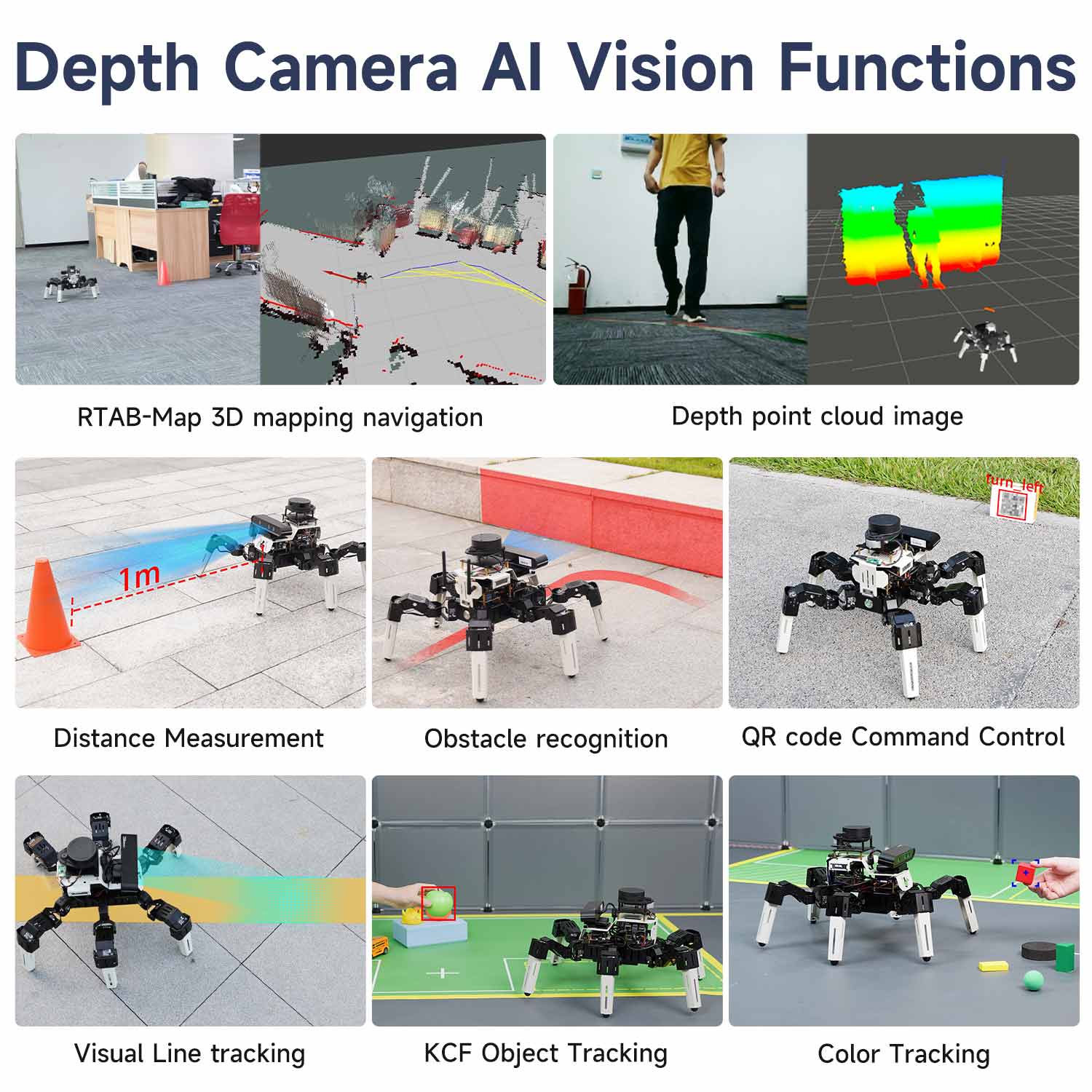 18DOF Muto RS AI Large Language Model Hexapod Robot ROS2 for Raspberry Pi 5
