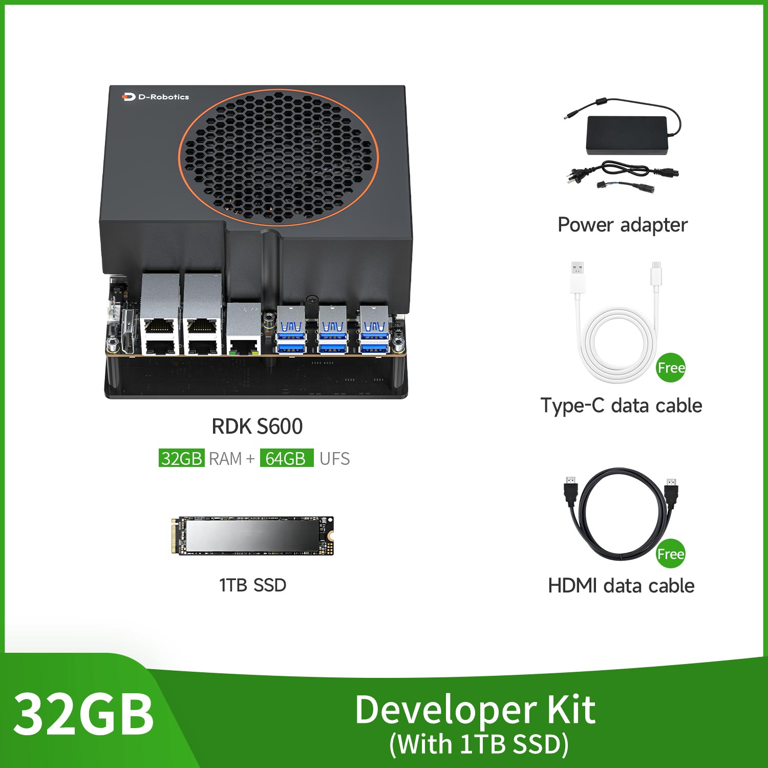 RDK S600 Robot Developer Kit(560TOPS)