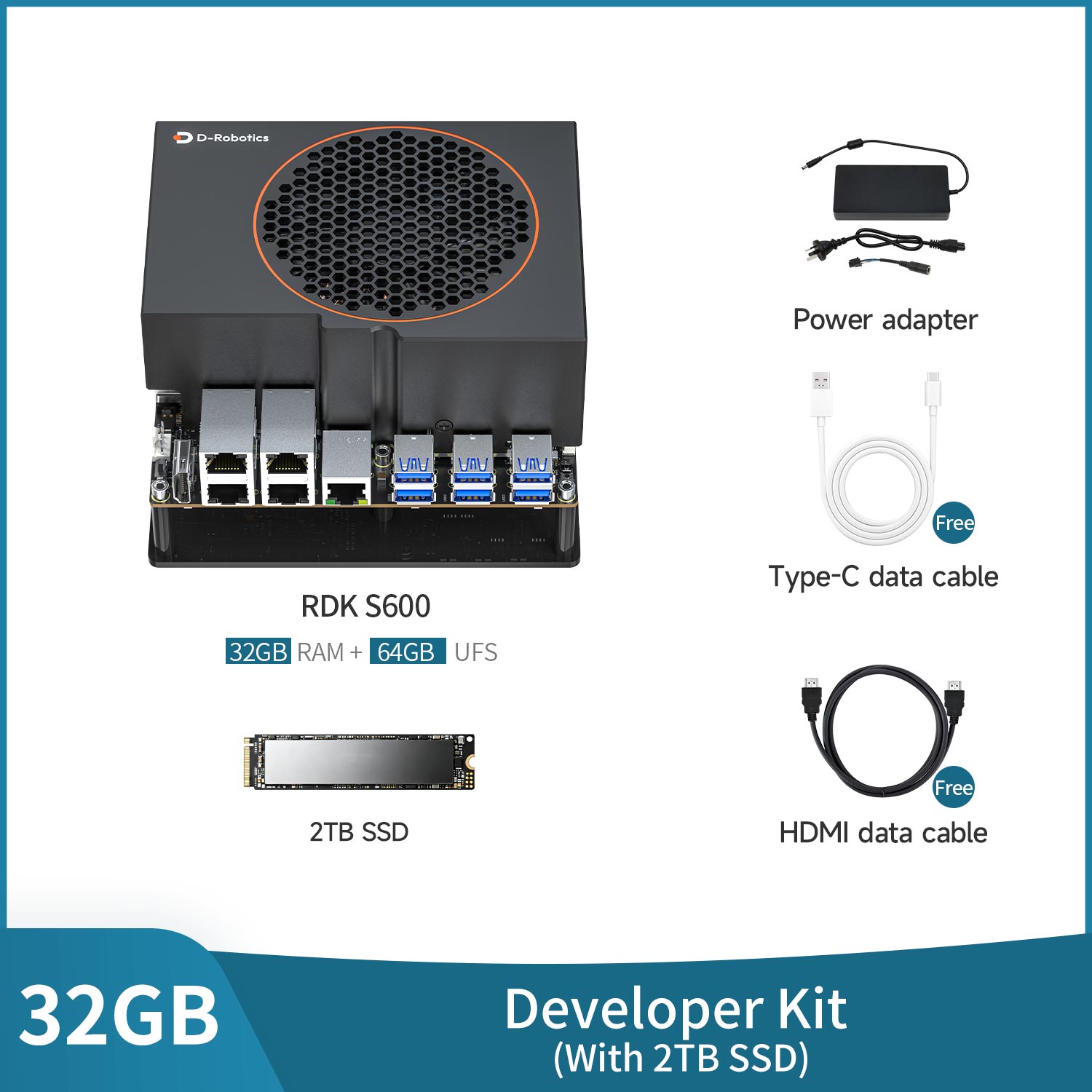 RDK S600 Robot Developer Kit(560TOPS)