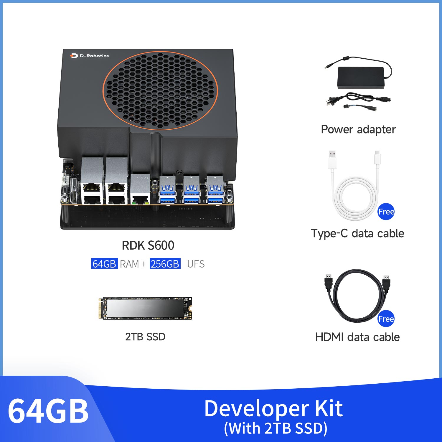 RDK S600 Robot Developer Kit(560TOPS)