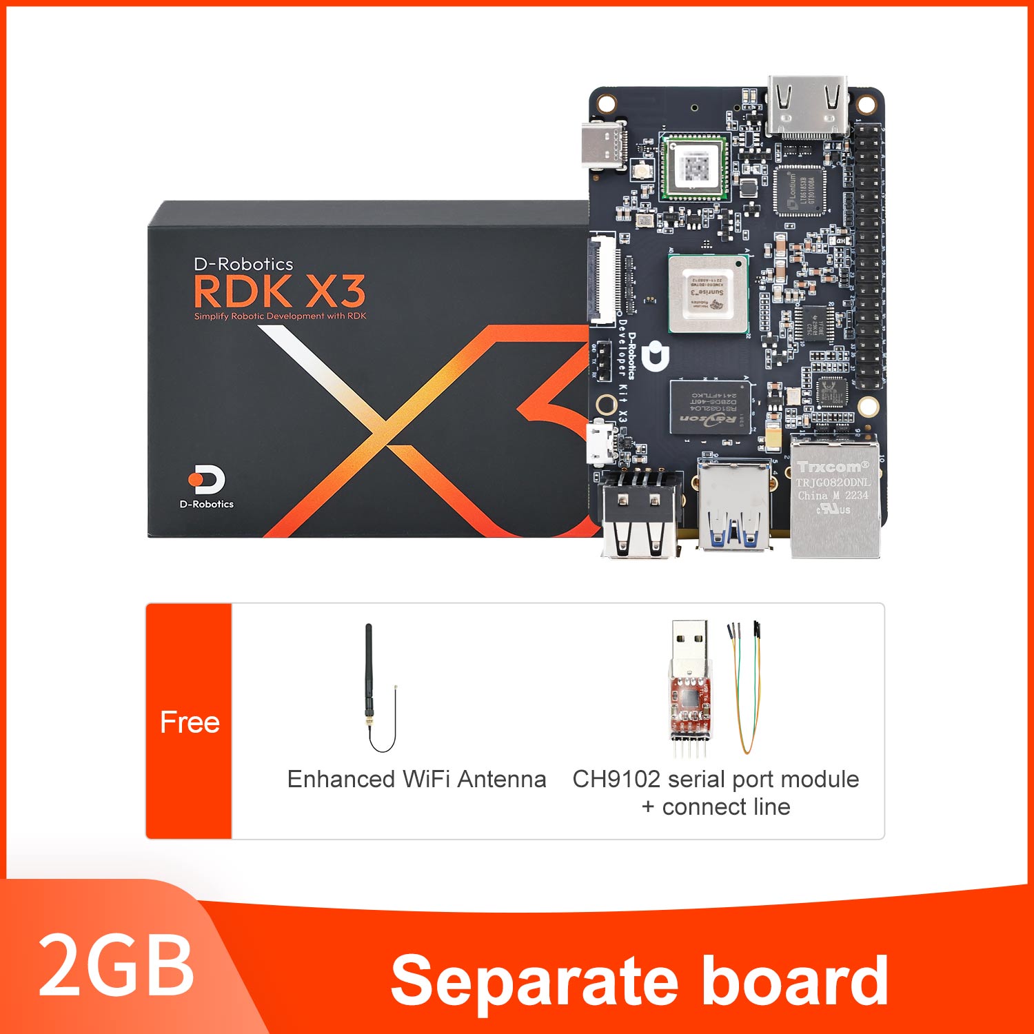 Kit de desarrollo robótico RDK X3