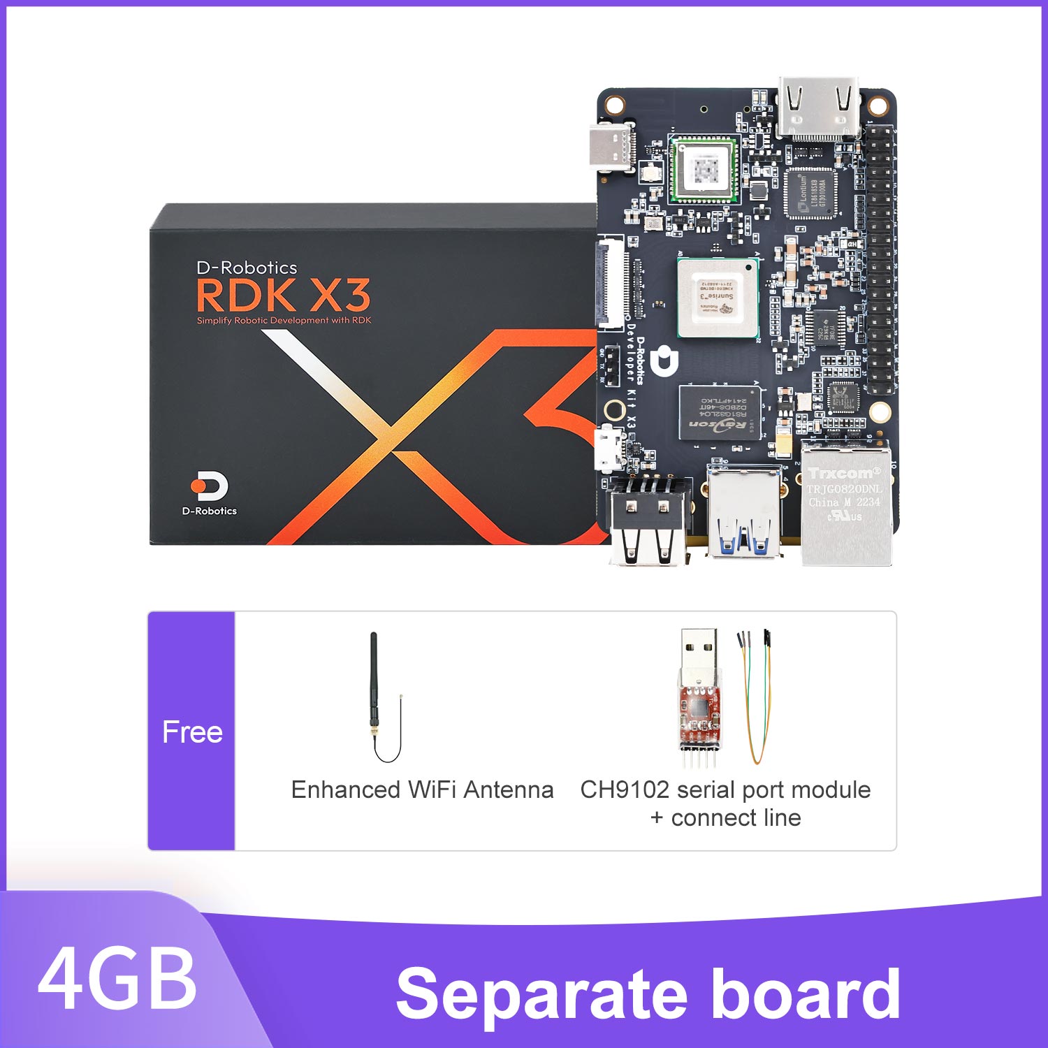 Kit de desarrollo robótico RDK X3