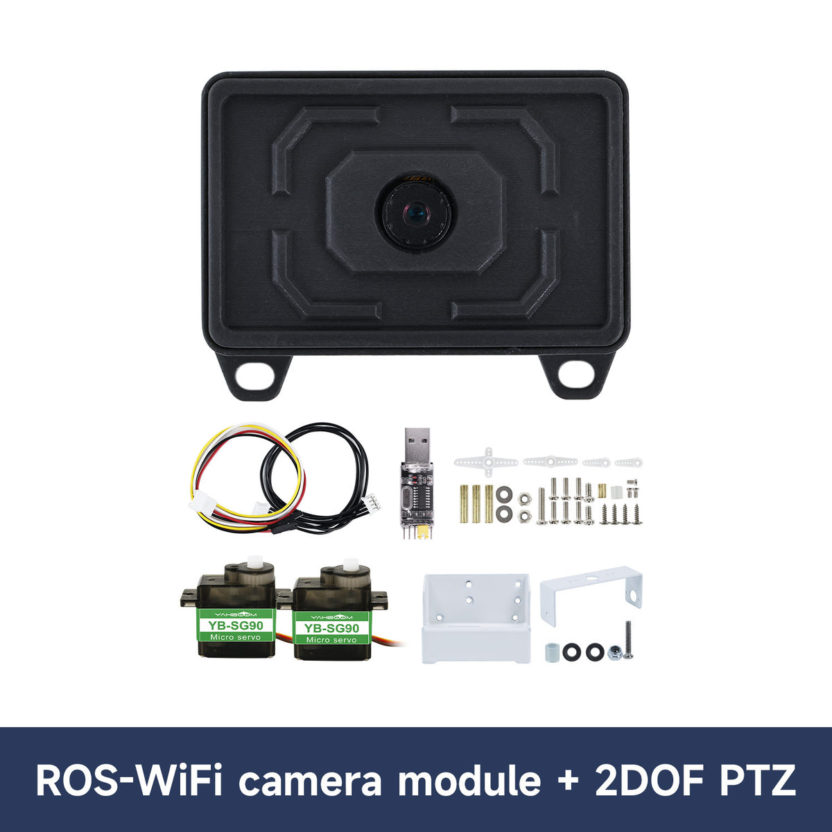 Módulo de cámara ROS-WiFi compatible con el robot ROS2
