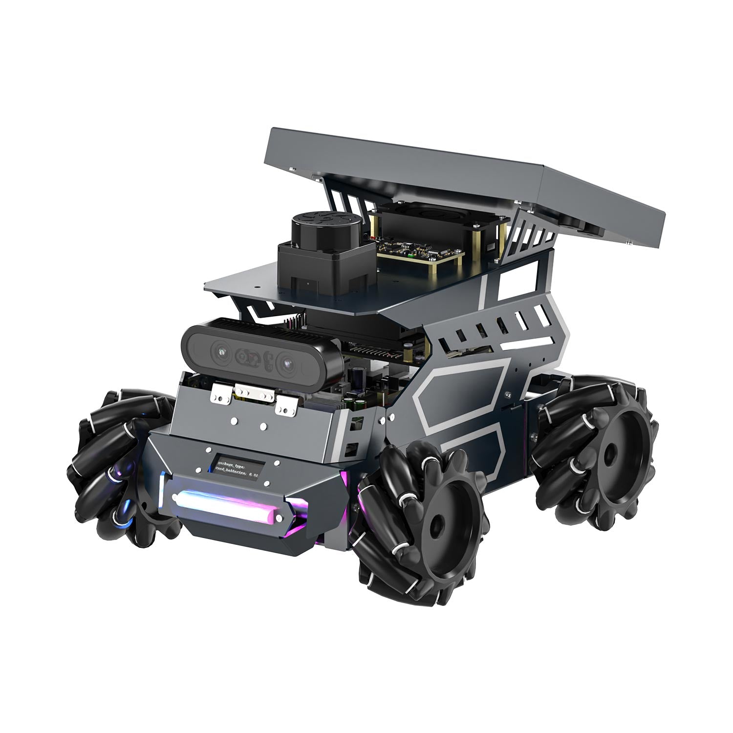 ROSMASTER M3 AI Large Language Model ROS2 Robot with Mecanum Wheel for Jetson Orin NANO/NX SUPER/RDK X5/RaspberryPi 5