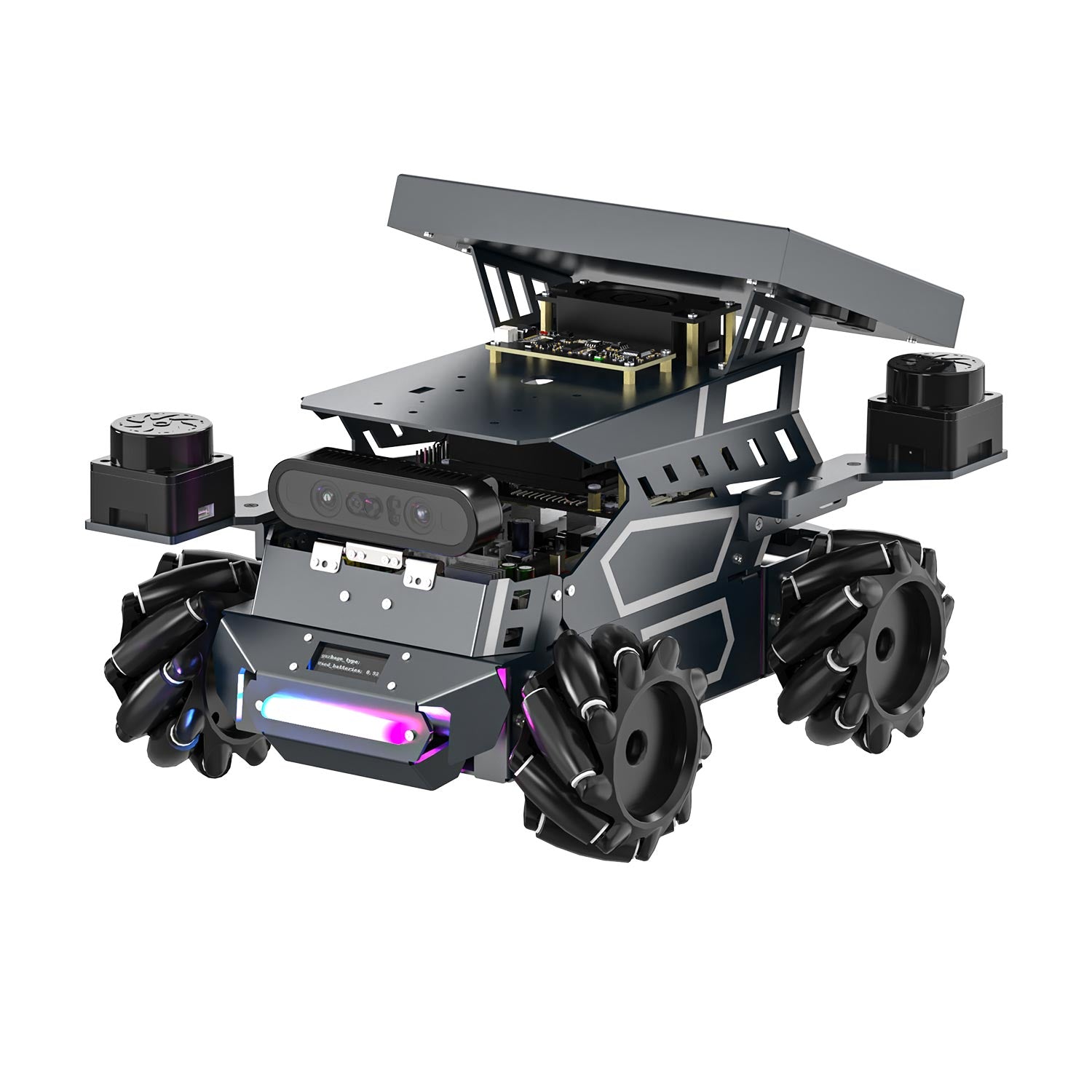 ROSMASTER M3 AI Large Language Model ROS2 Robot with Mecanum Wheel for Jetson Orin NANO/NX SUPER/RDK X5/RaspberryPi 5