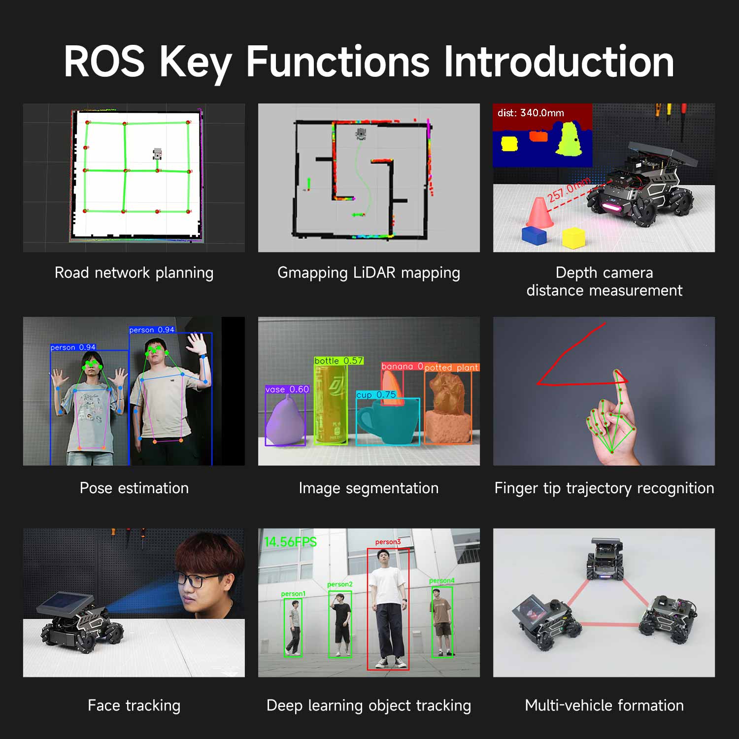 ROSMASTER M3 AI Large Language Model ROS2 Robot with Mecanum Wheel for Jetson Orin NANO/NX SUPER/RDK X5/RaspberryPi 5