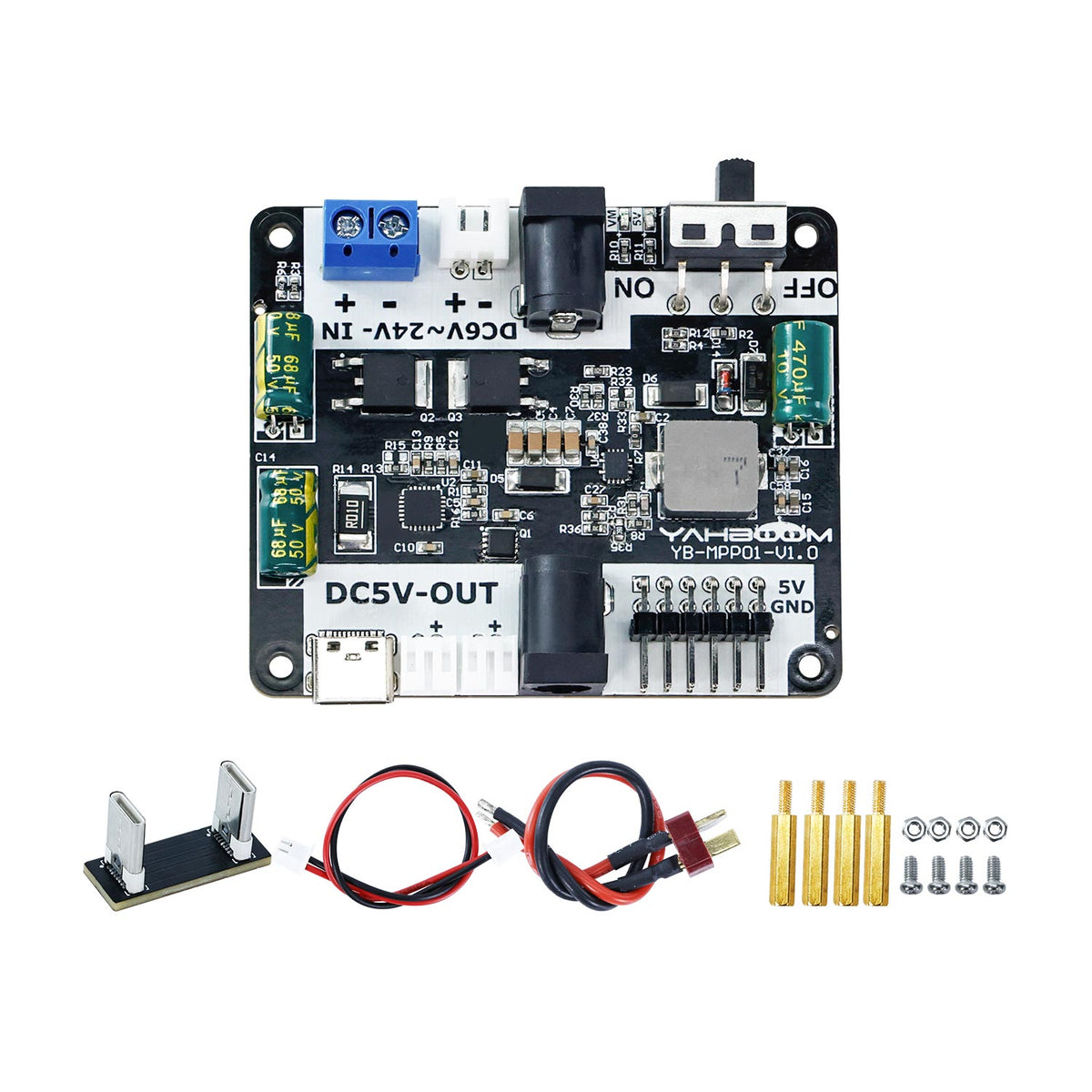 Placa de expansión de fuente de alimentación para Raspberry Pi 5