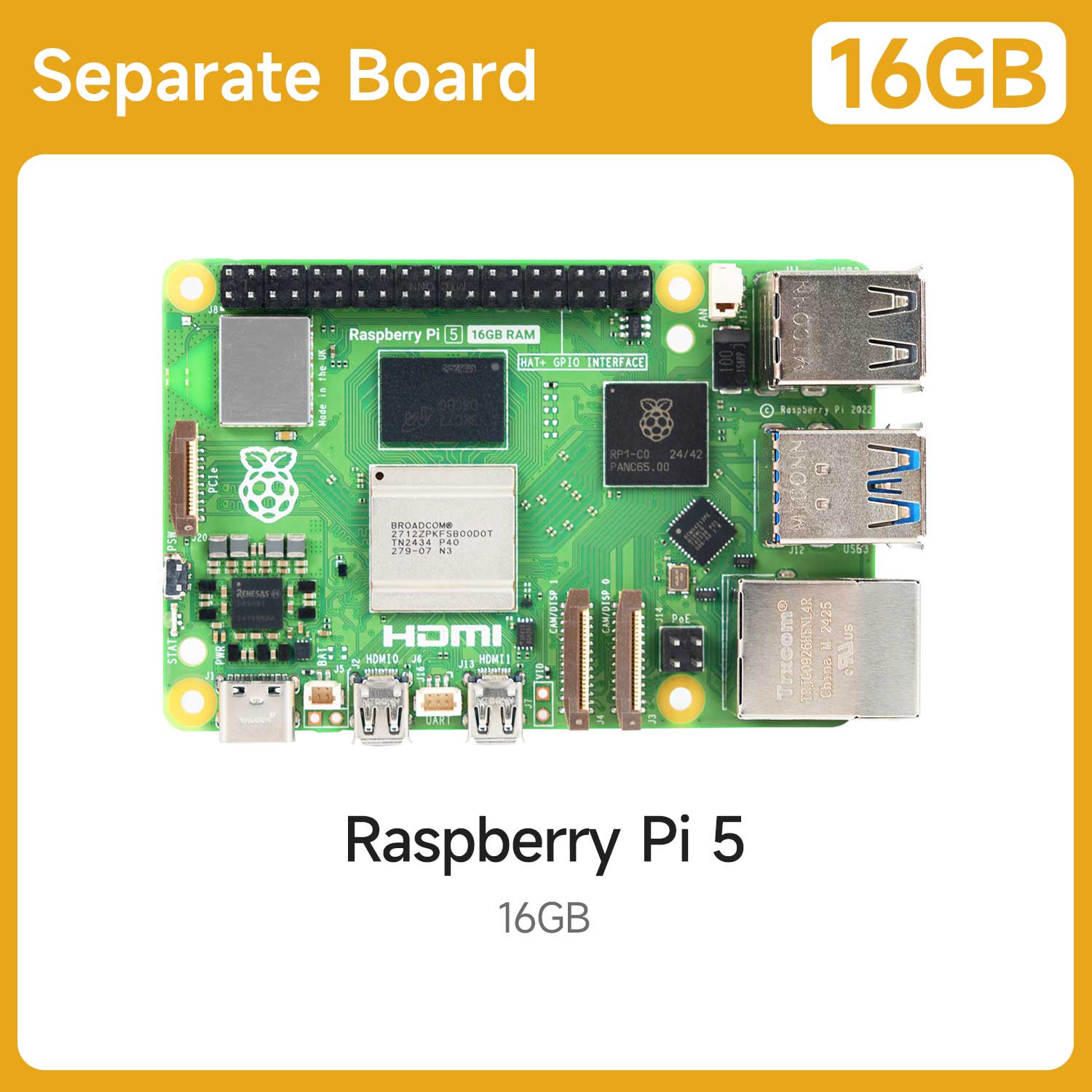 Raspberry Pi 5 Starter Kit(1G/2G/4G/8G/16G)