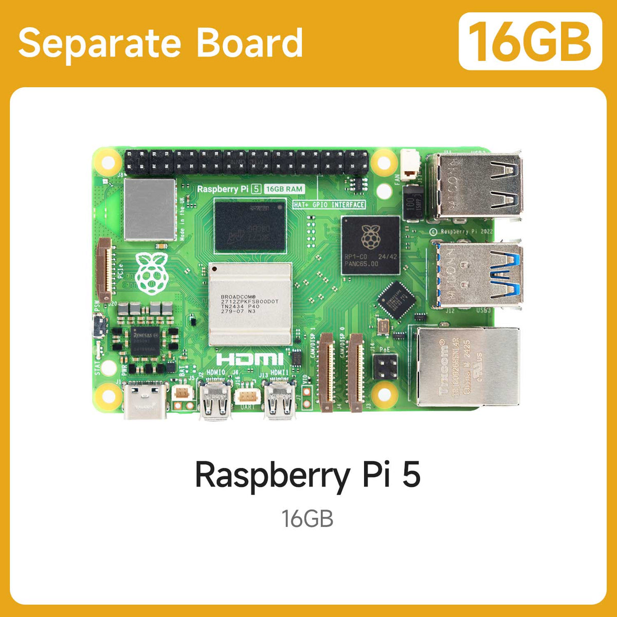 Raspberry Pi 5 Starter Kit(1G/2G/4G/8G/16G)