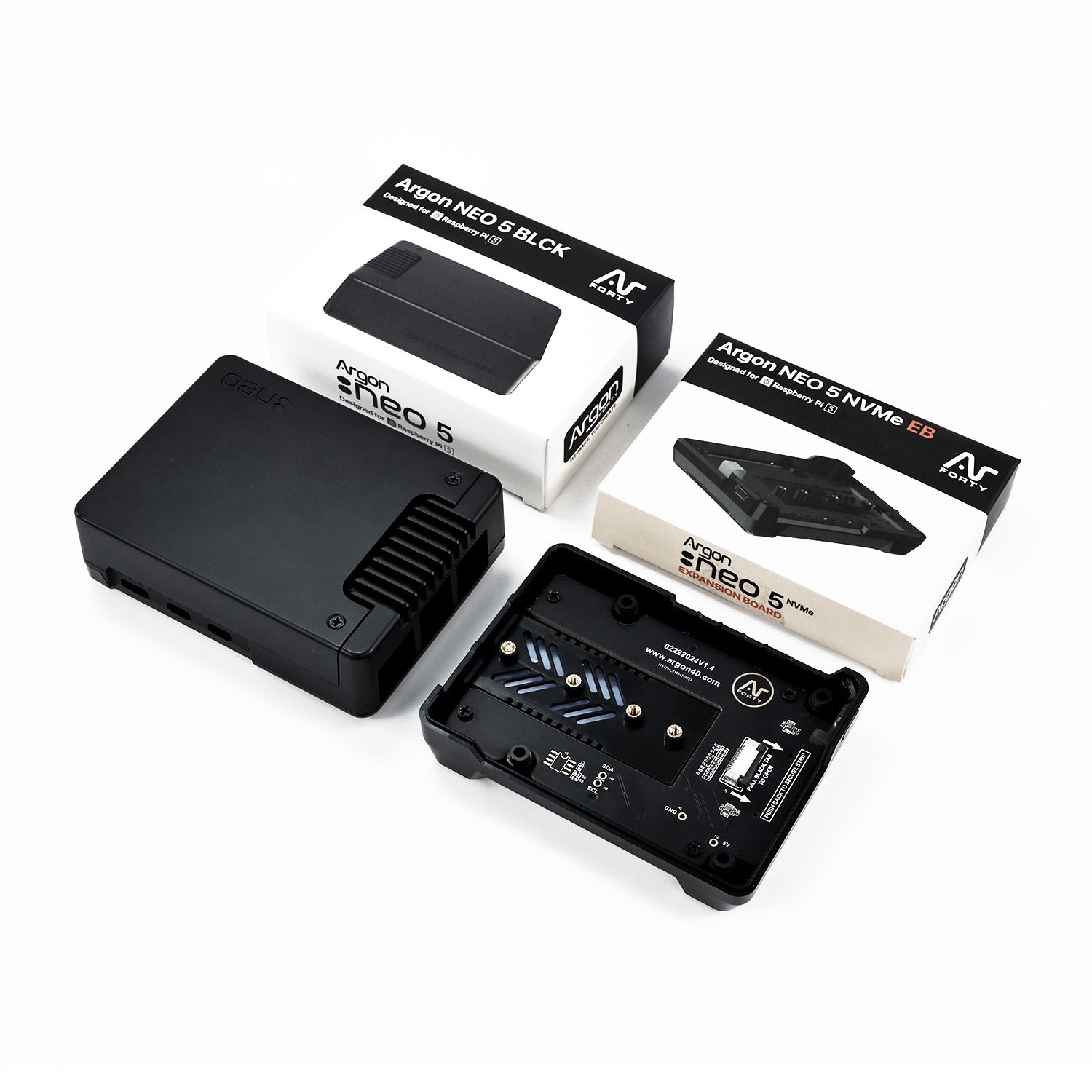 Argon NEO 5 Case for Raspberry Pi 5  with PWM cooling fan