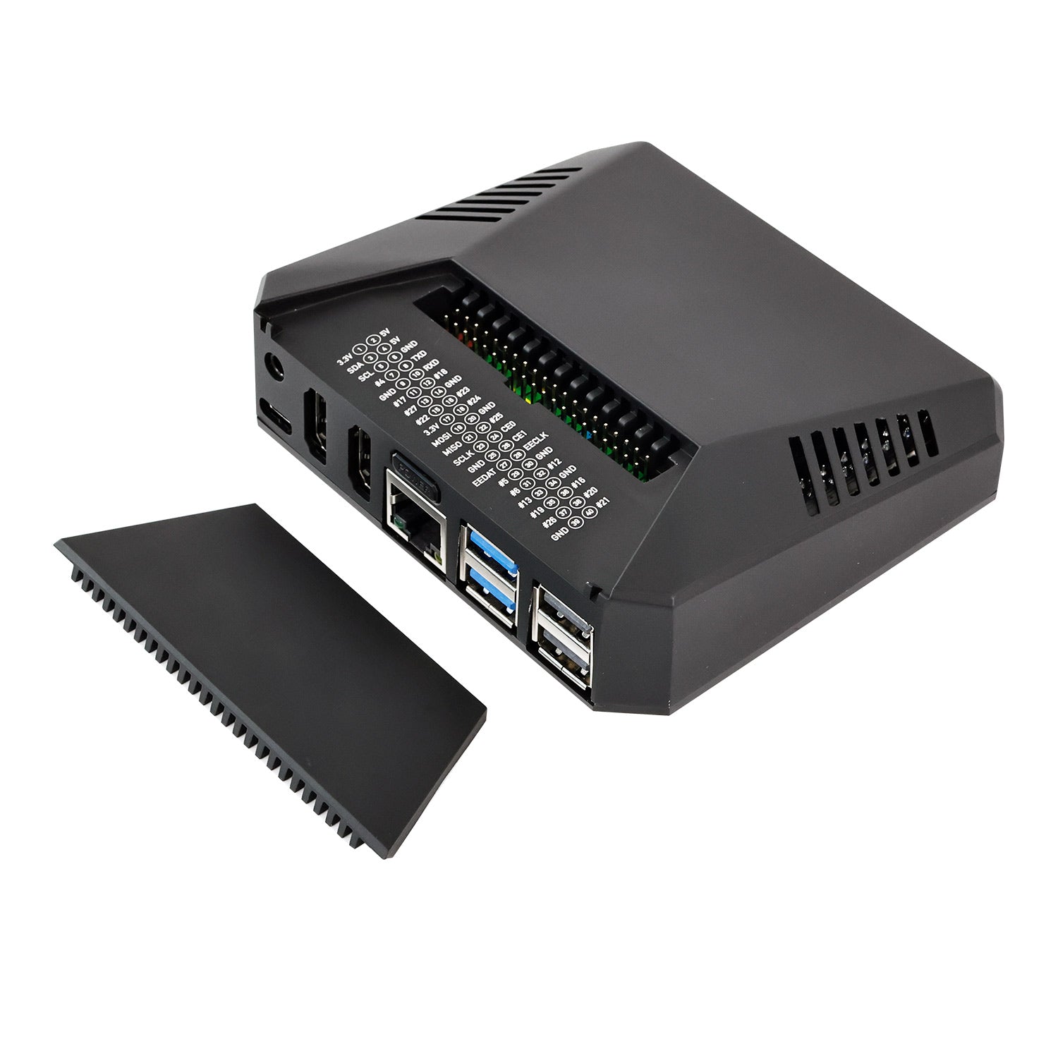 Boîtier Argon ONE V3 pour Raspberry Pi 5 avec ventilateur de refroidissement PWM