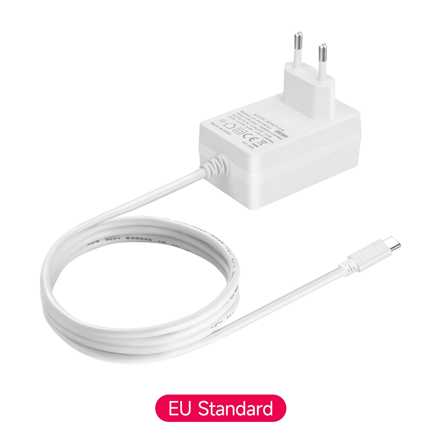 Alimentation PD 27 W 5,1 V/5 A pour Raspberry Pi 5 (US/EU/JP)