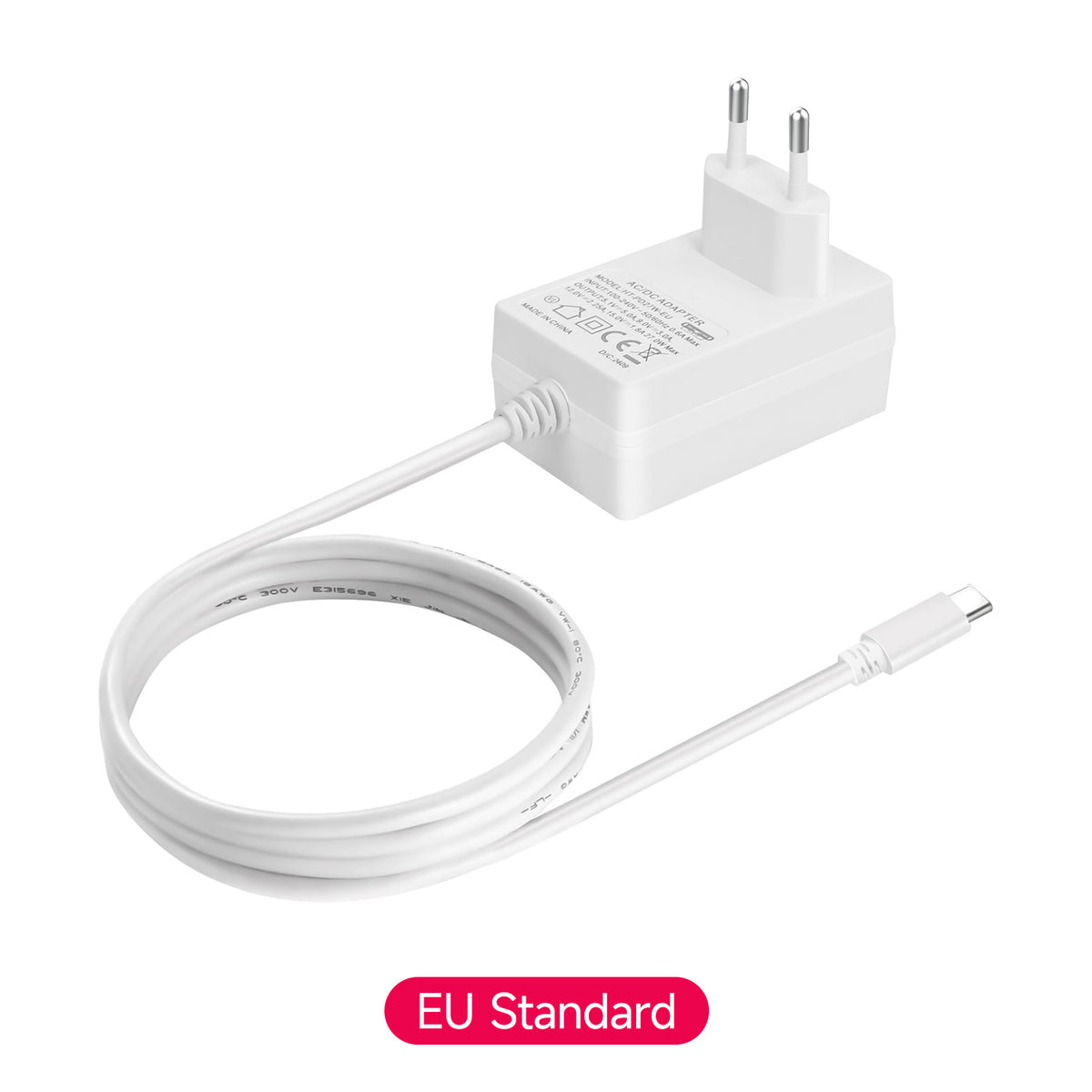 Alimentation PD 27 W 5,1 V/5 A pour Raspberry Pi 5 (US/EU/JP)