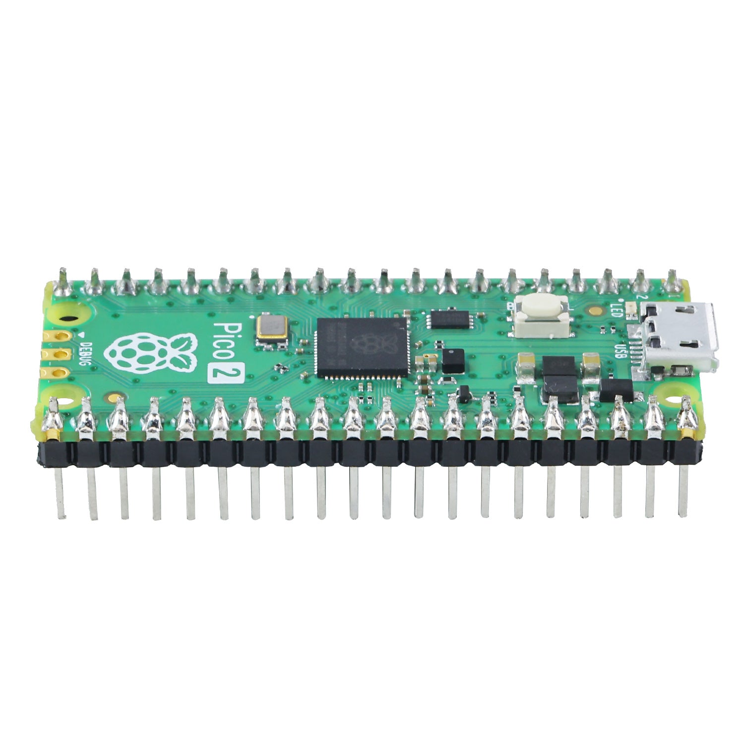 Placa y kit de inicio Raspberry Pi Pico 2
