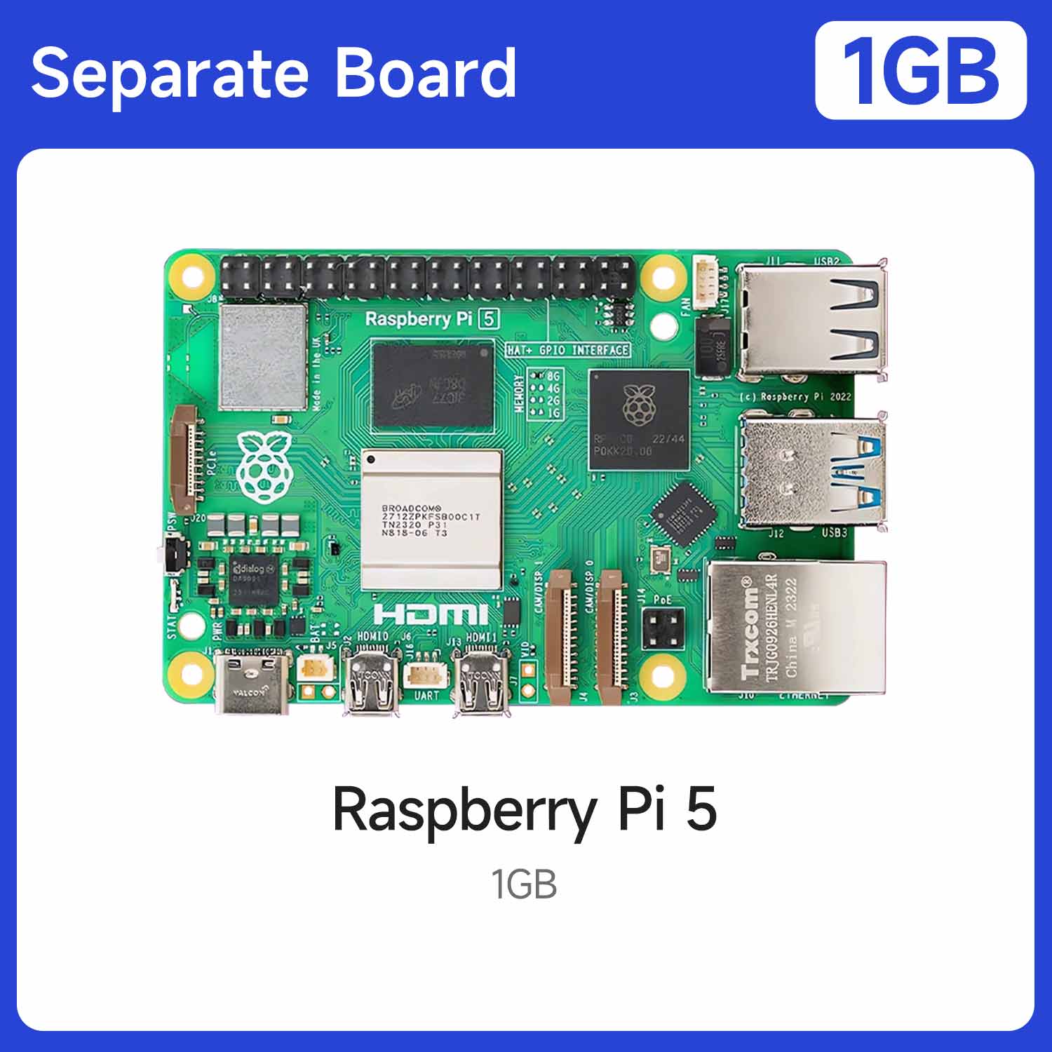 Raspberry Pi 5 Starter Kit(1G/2G/4G/8G/16G)