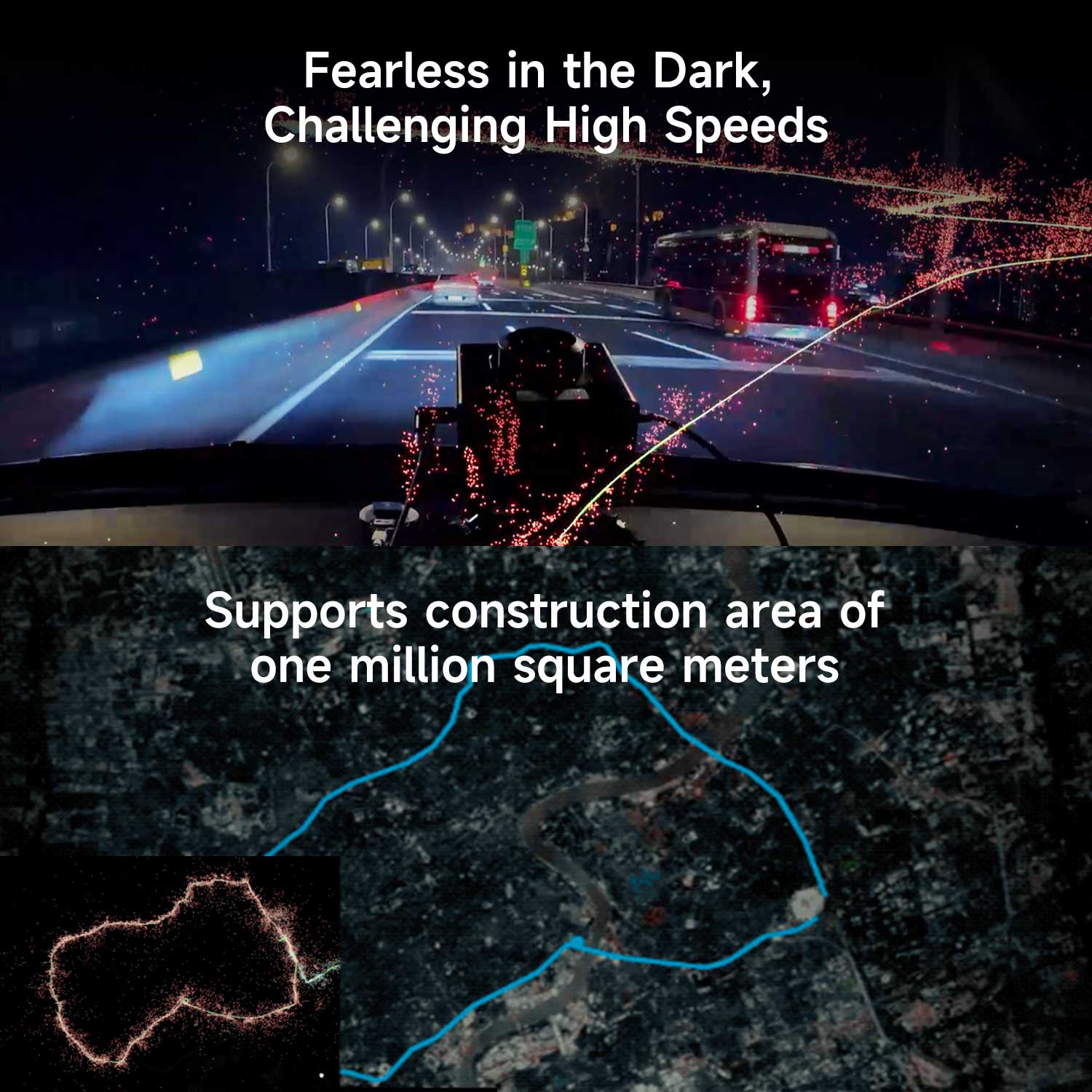 Aurora deep learning enables it to maintain stable mapping and positioning in high-speed, dark moving environments
