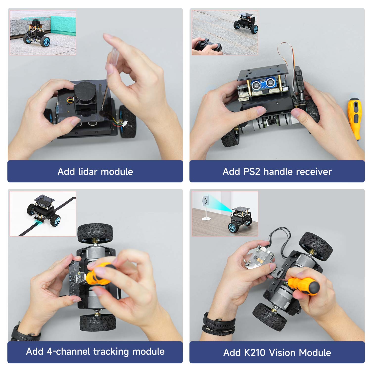 Kit de accesorios de expansión para coche robot autoequilibrado