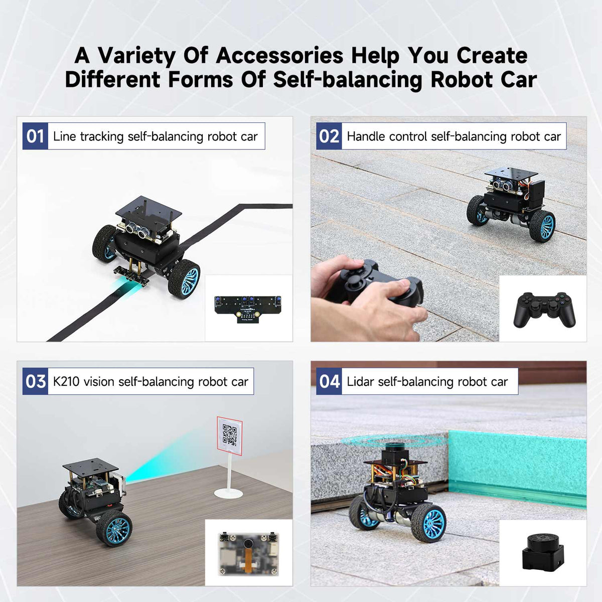 Kit de accesorios de expansión para coche robot autoequilibrado